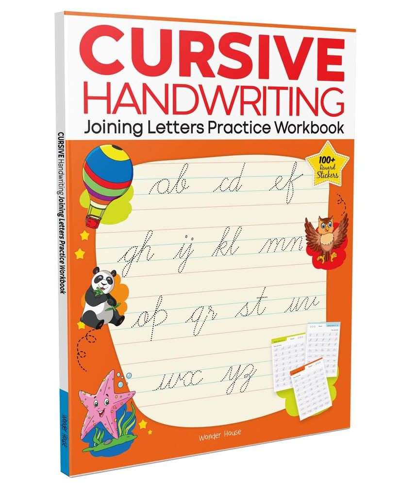 Cursive Handwriting - Joining Letters Practice Workbook for Children Activity Book, Pack of-1, English-image-45