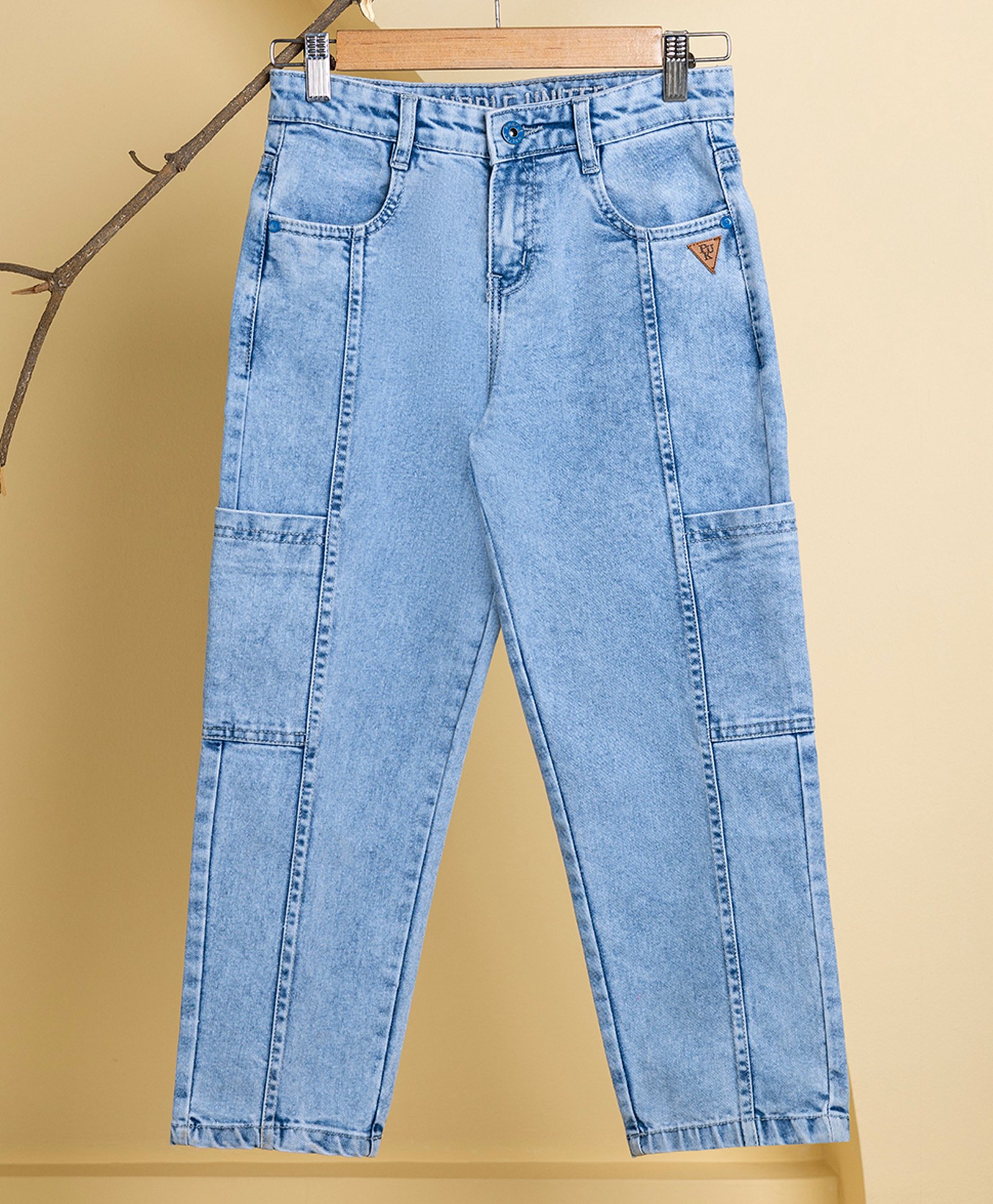 PURPLE UNITED KIDS Denim Solid Jeans - Blue-picture-15