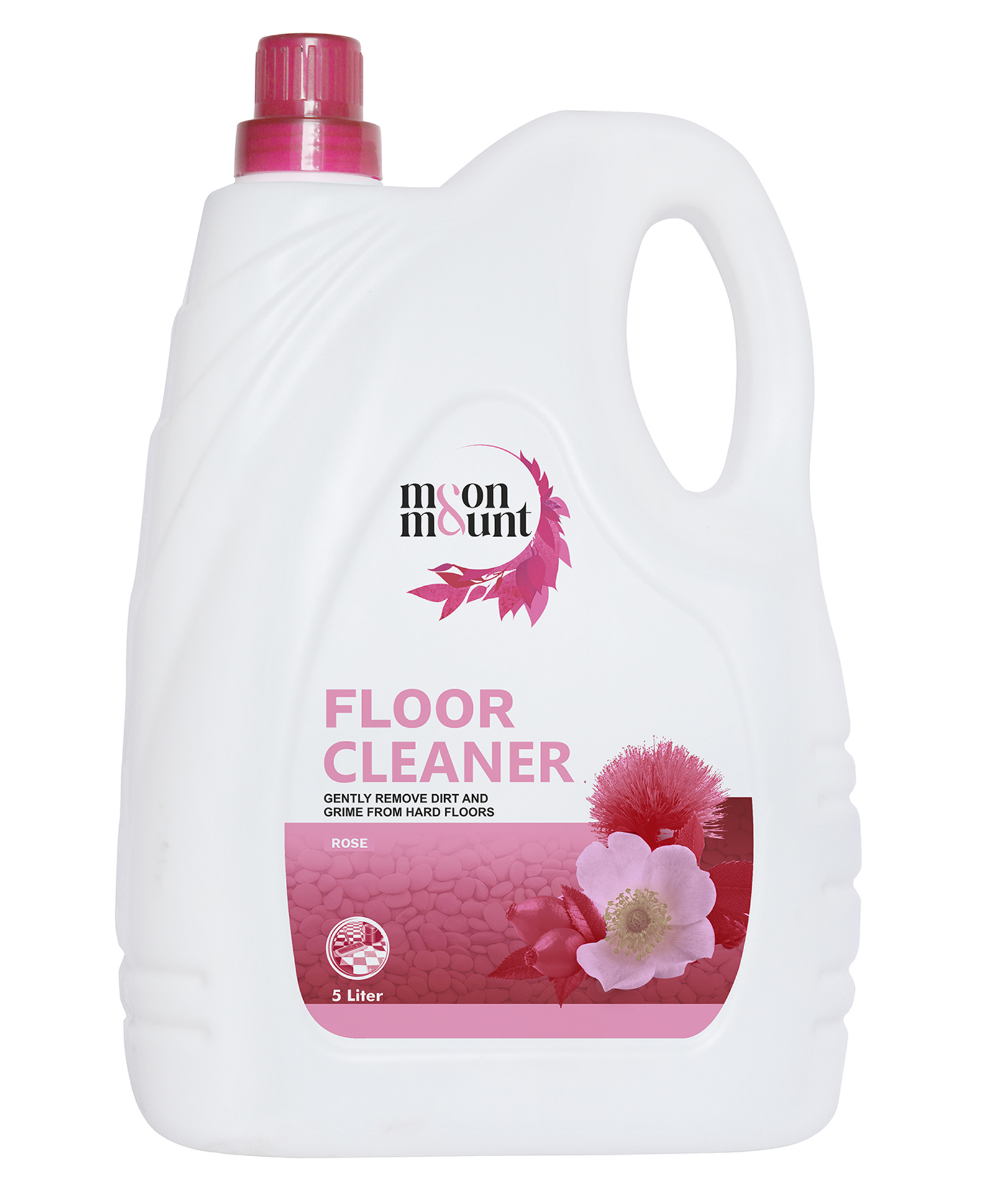 moon & mount Moon And Mount Floor Cleaner Liquid 5 Litre (Rose)-picture-25