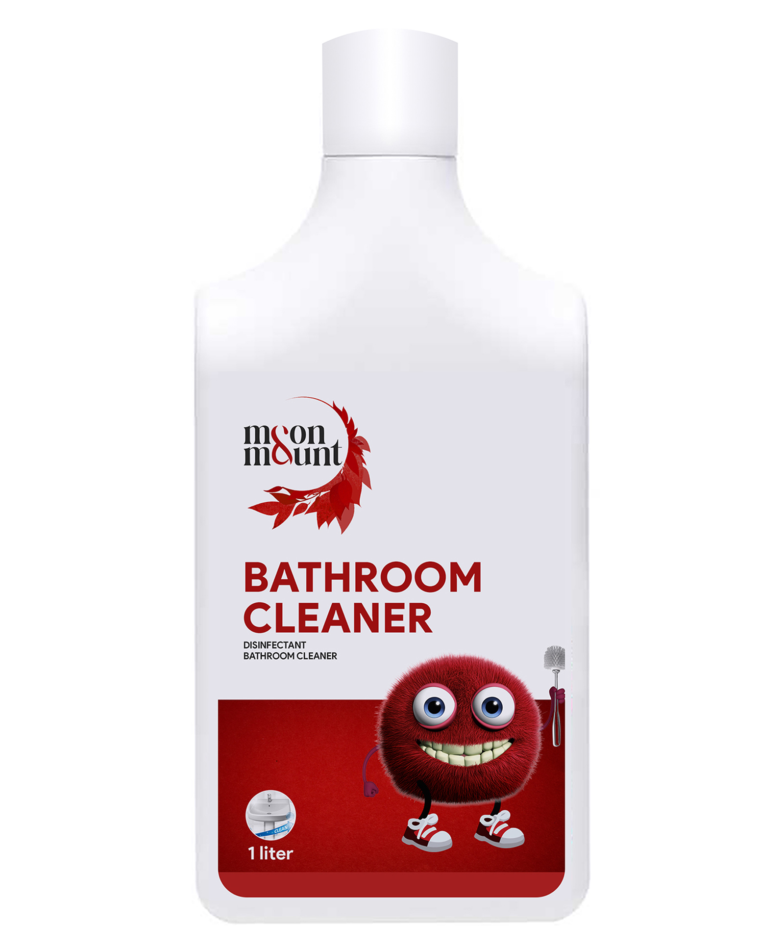 moon & mount Moon And Mount Disinfectant Bathroom Cleaner Liquid - 1L-picture-16