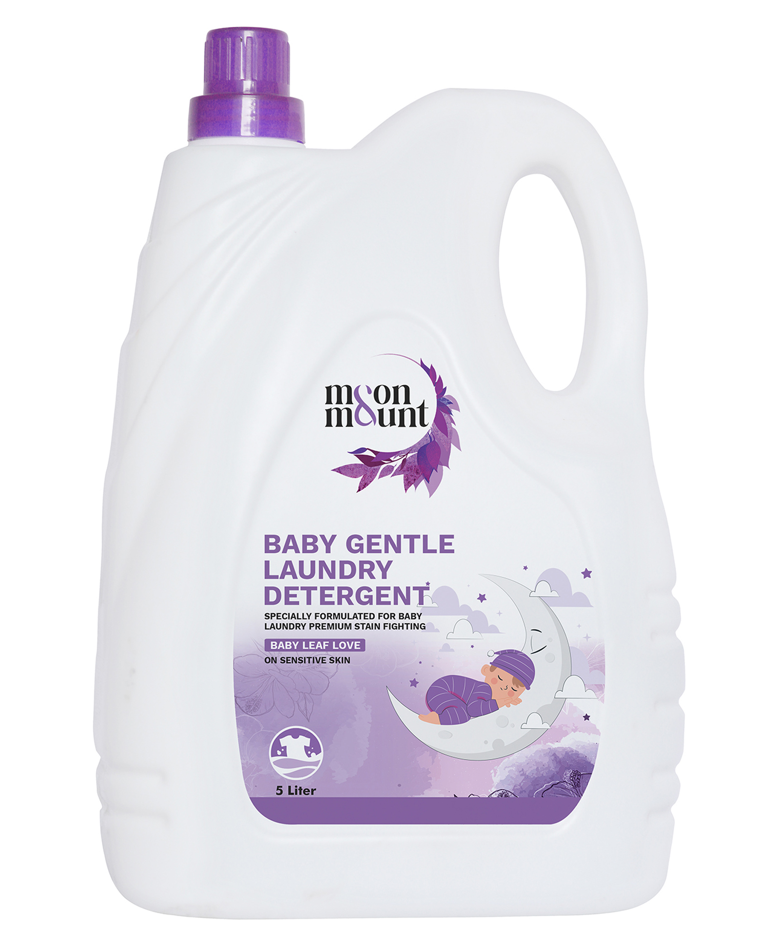 Moon And MountBaby Laundry Liquid Detergent Leaf Love - 5L-image-10