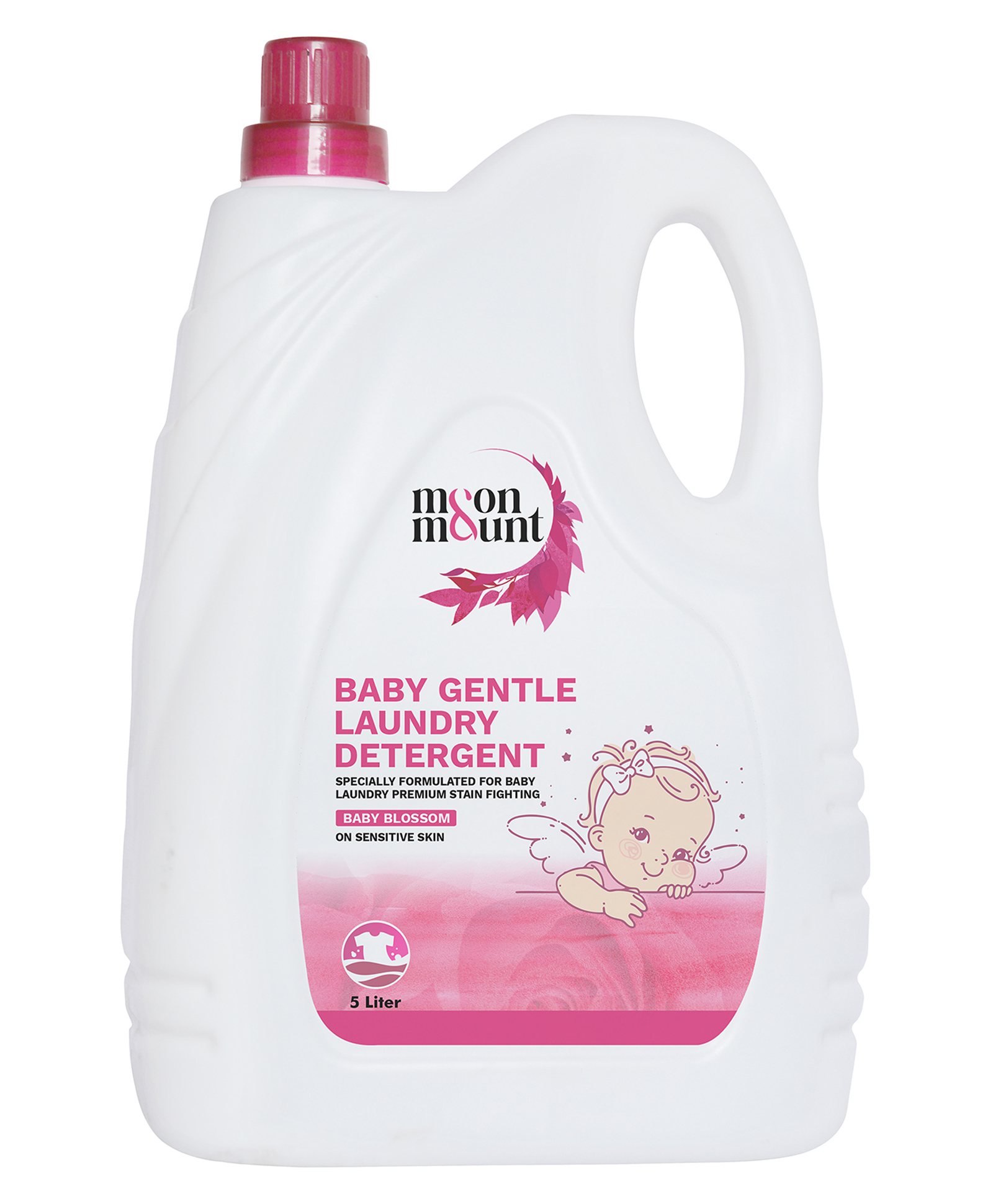 Moon And MountBaby Laundry Liquid Detergent Rose - 5L-image-42