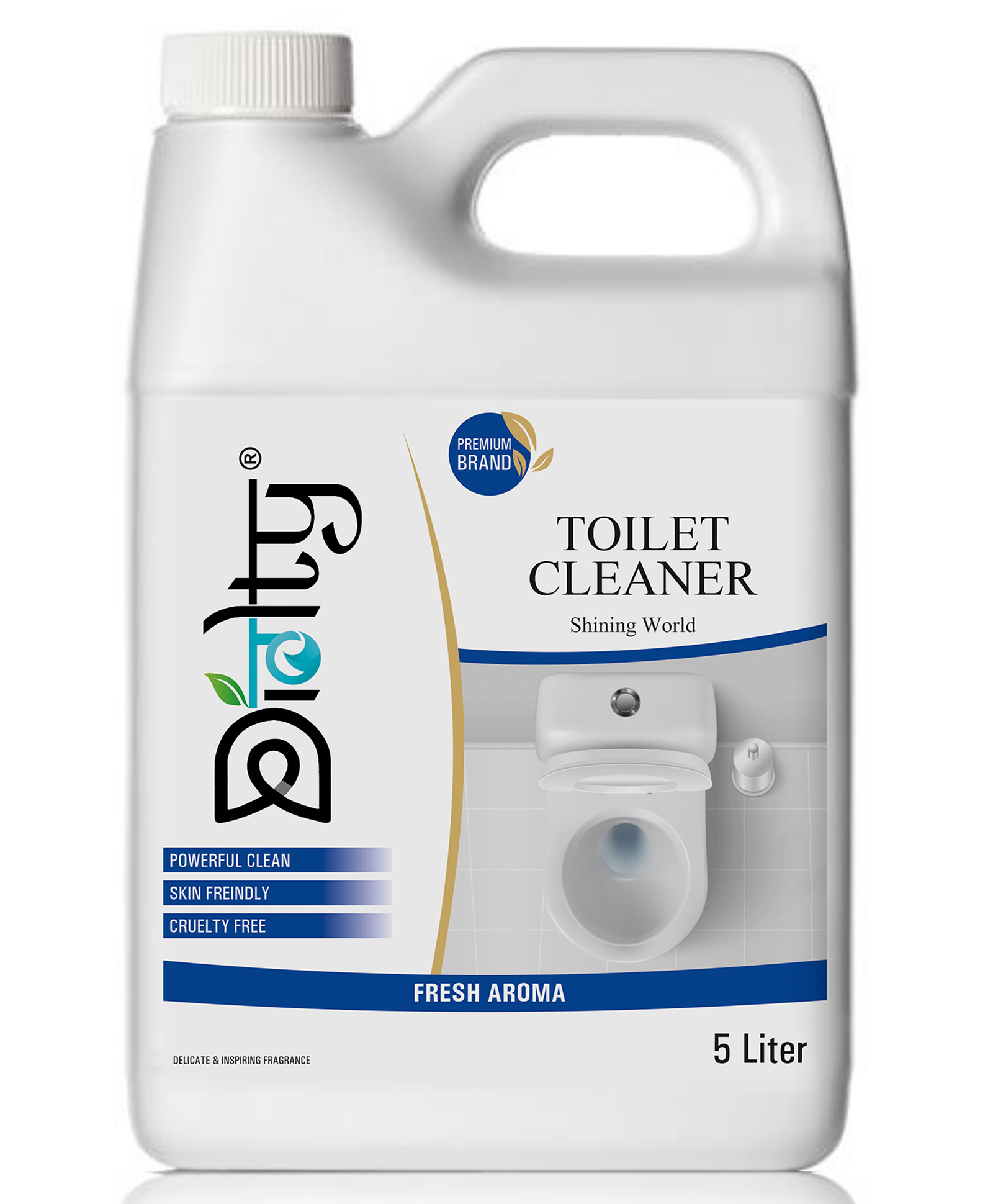 Diolty Toilet Cleaner Liquid Citrus5 Litre-image-0