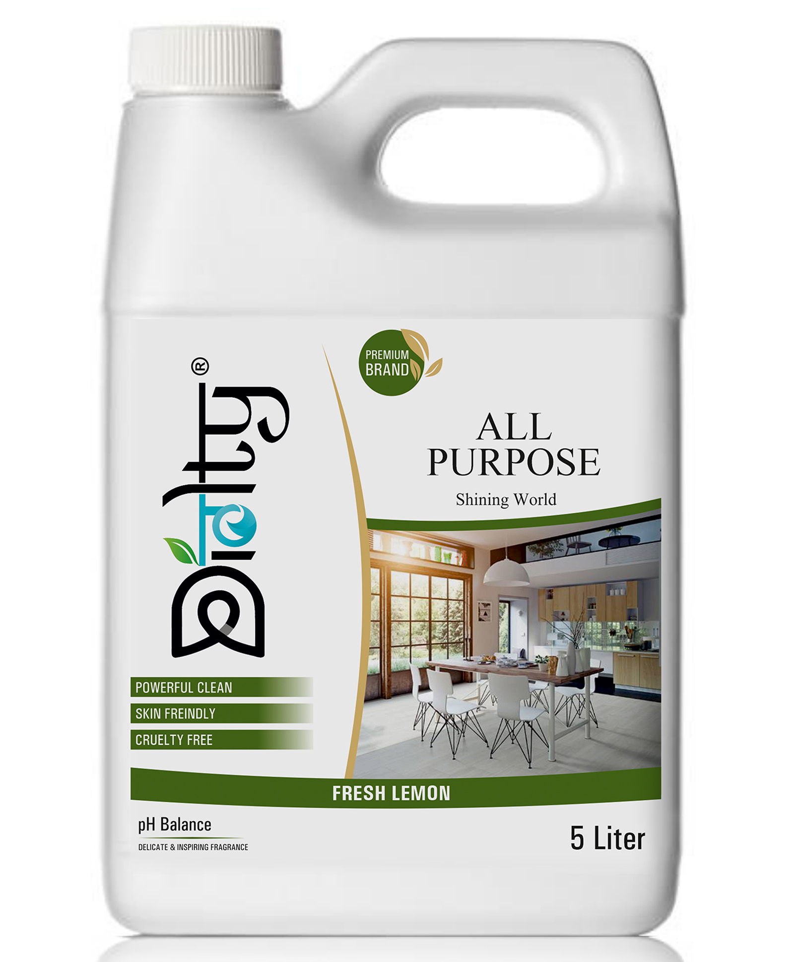 Diolty All Purpose Cleaner Lemon - 5 Litre-picture-15