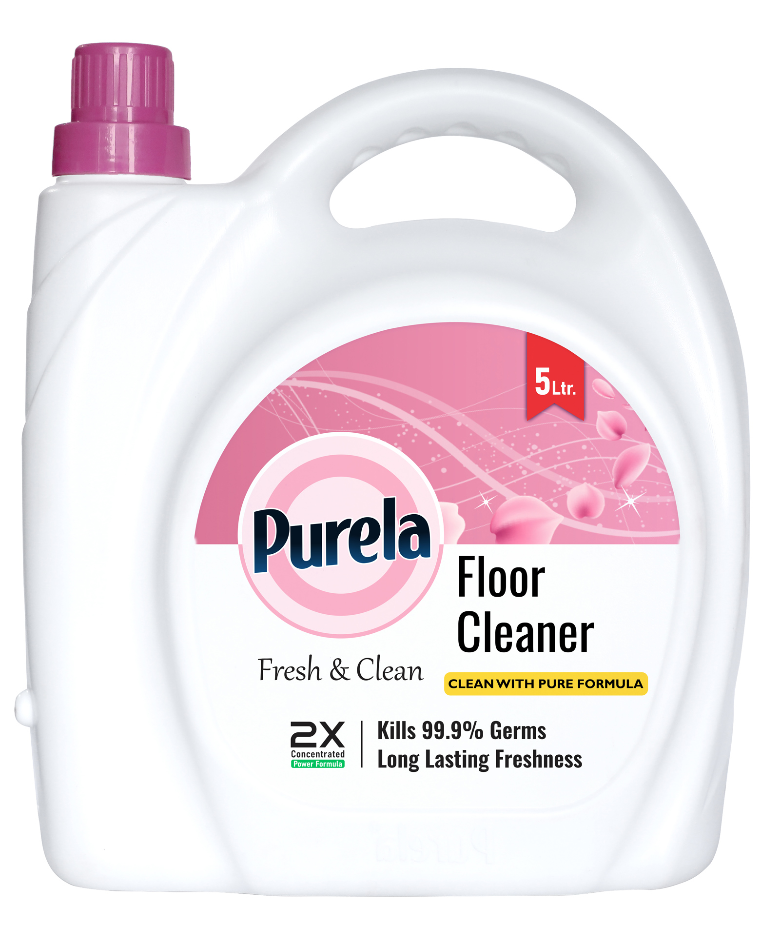 Purela Floor Cleaner Liquid 5 Litre (Rose)-picture-10