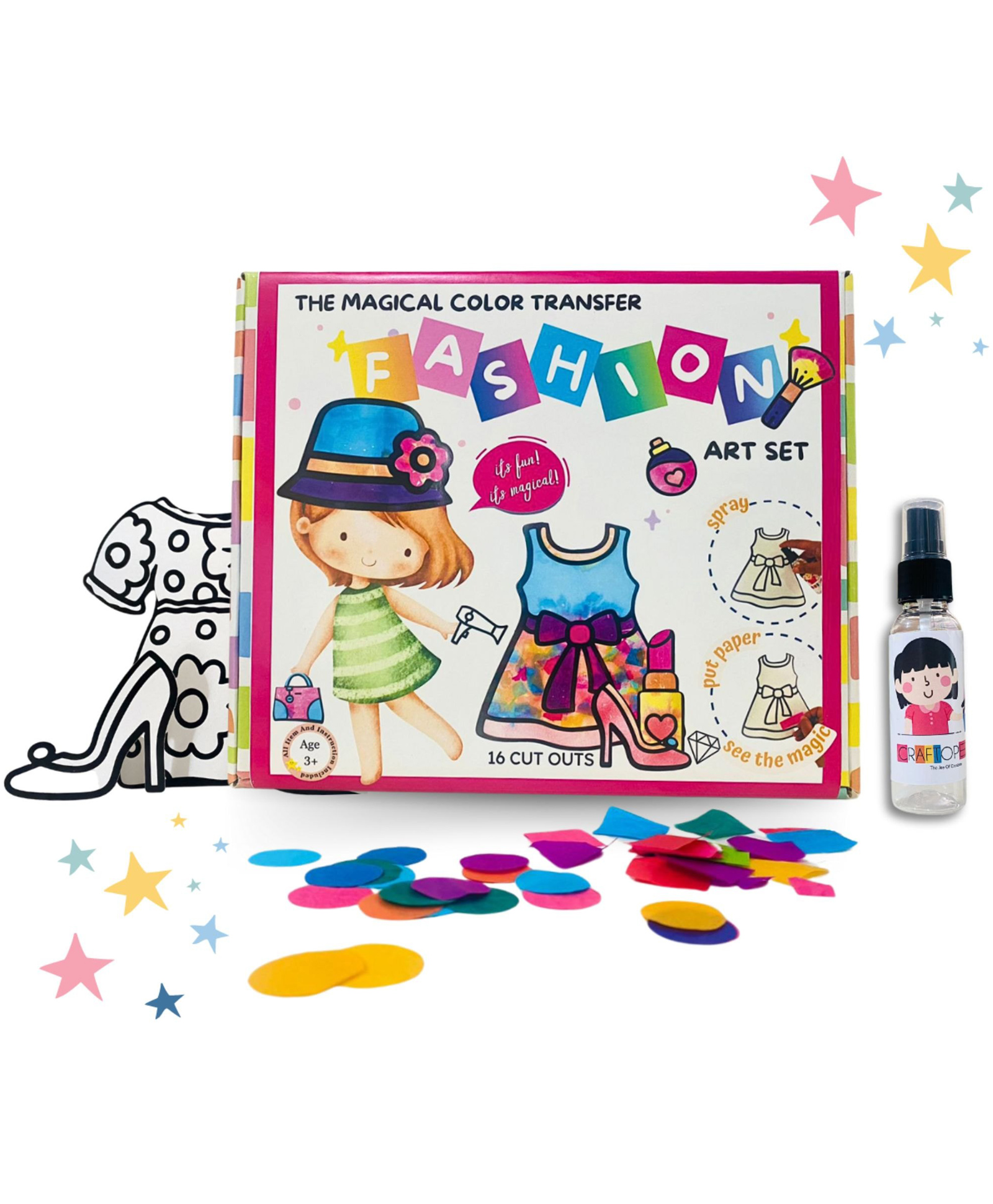 Craftopedia The Magical Color Transfer Paper Art Kit - Fashion-image-24