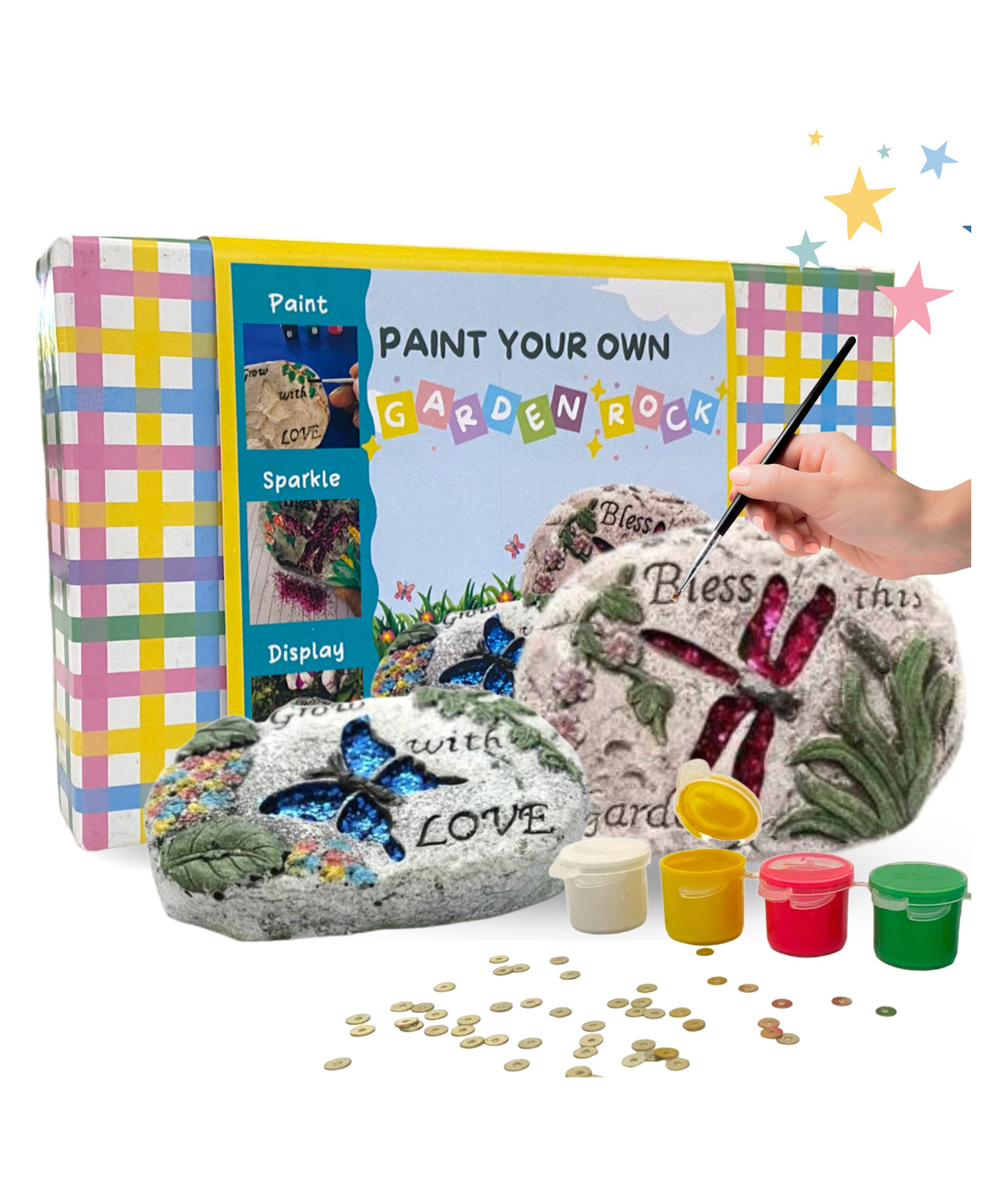 Craftopedia Paint Your Own Garden Rock-image-6
