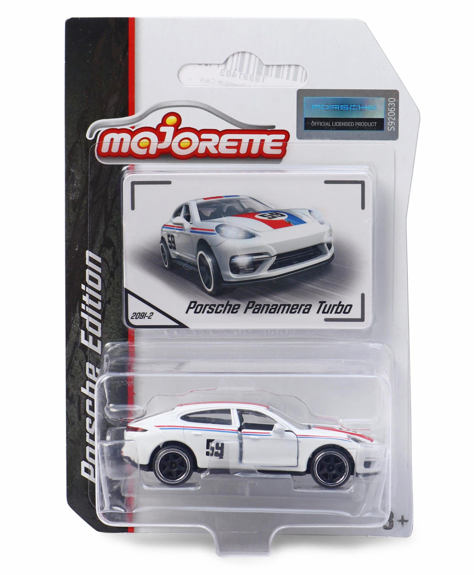 Majorette Free Wheel Die-cast Porsche Premium Car - White-picture-17