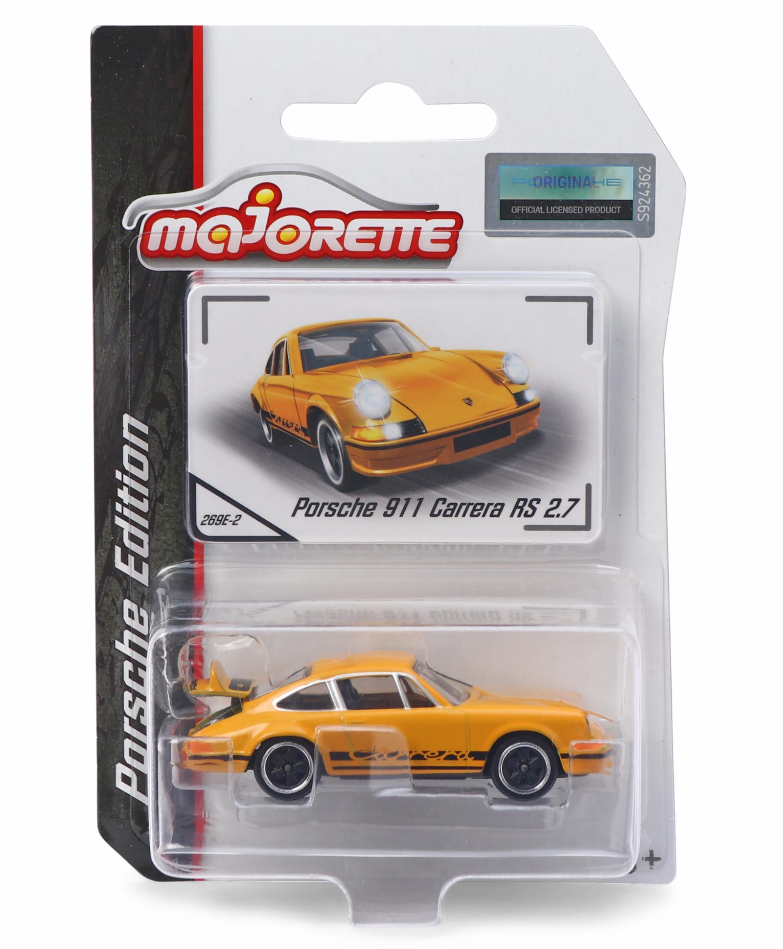 Majorette Porsche Racing Die Cast Free Wheel Model Toy Car - Yellow-picture-11