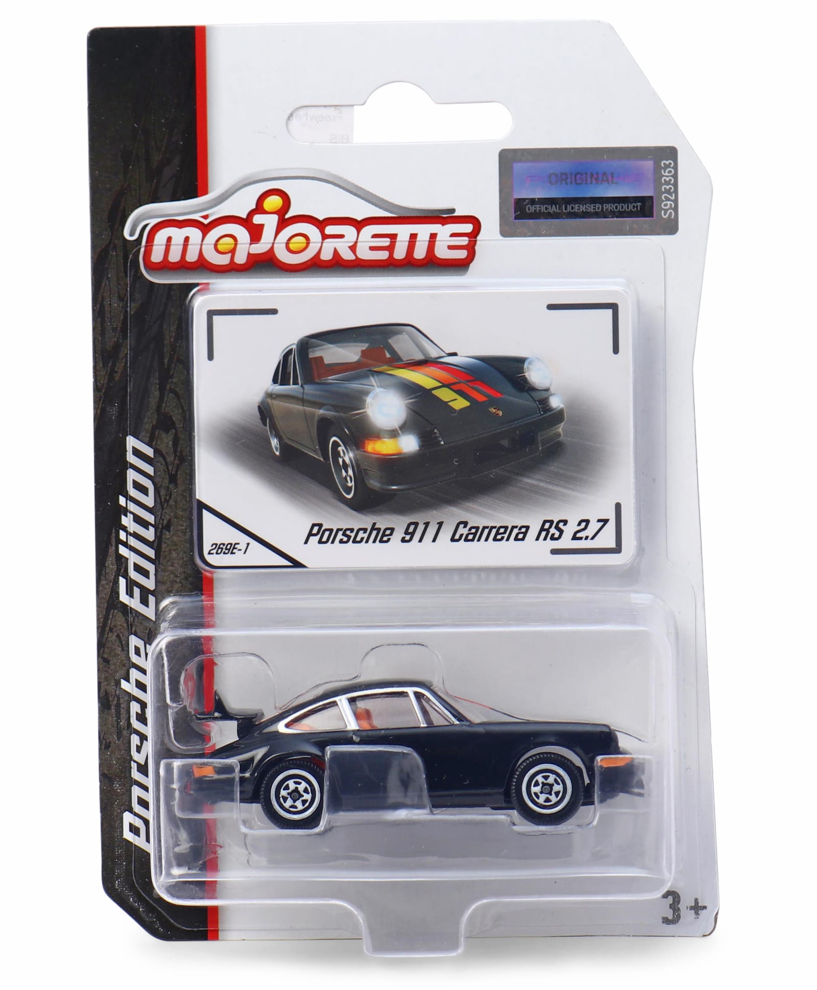 Majorette Porsche Racing Die Cast Free Wheel Model Toy Car - Black-picture-15