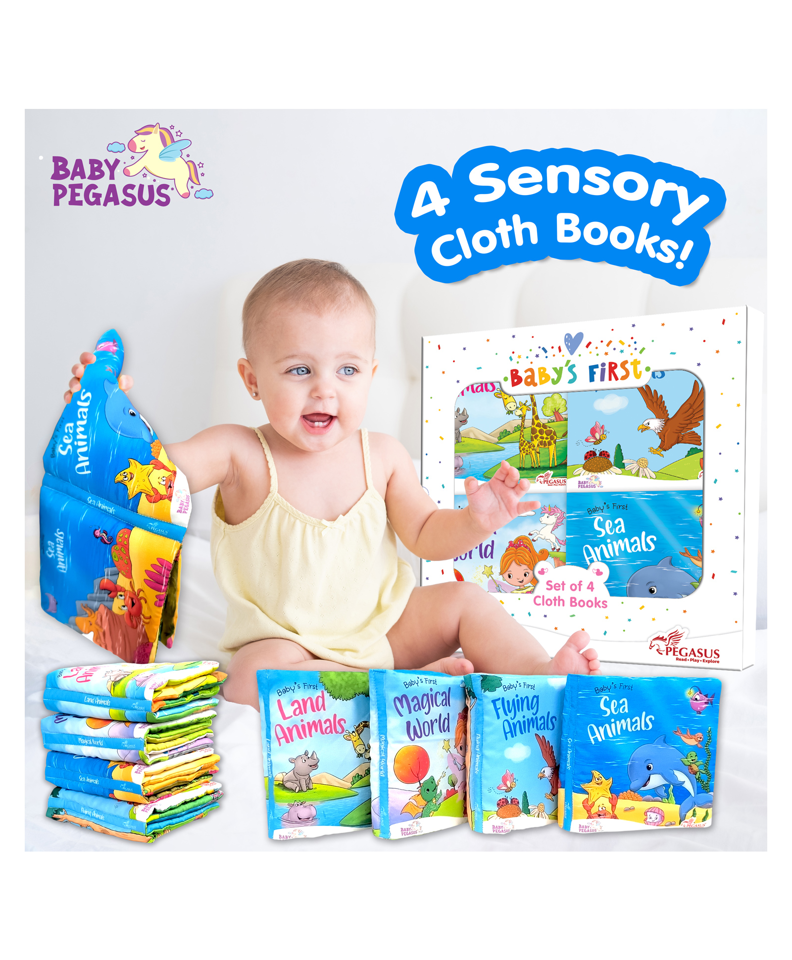 The Baby's First Cloth Book - Set of 4-image-11