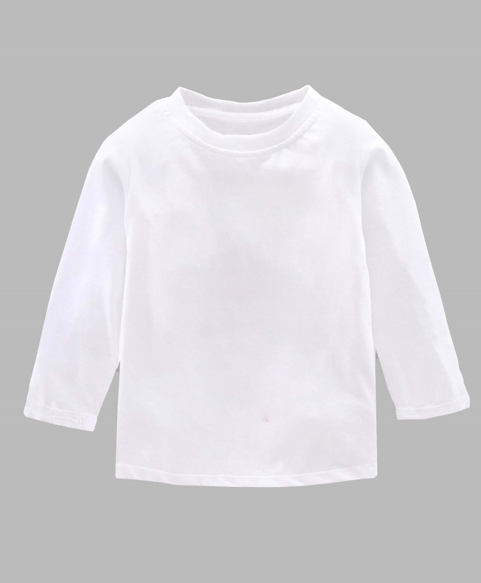 KAVEE Pure Cotton Full Sleeves Solid Tee - White-picture-32