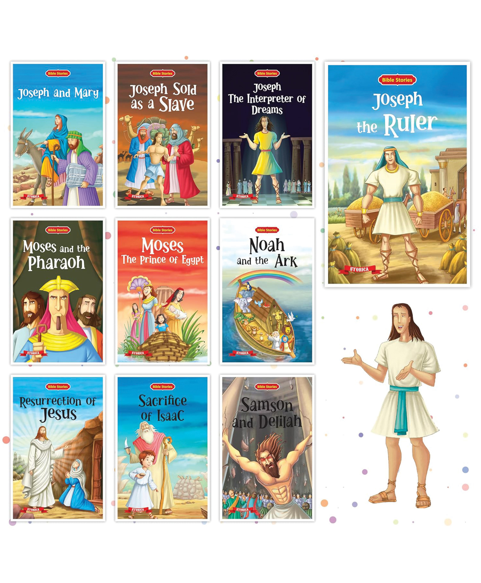 pegasus Bible Stories Set of 10 Books for Kids - English-picture-23
