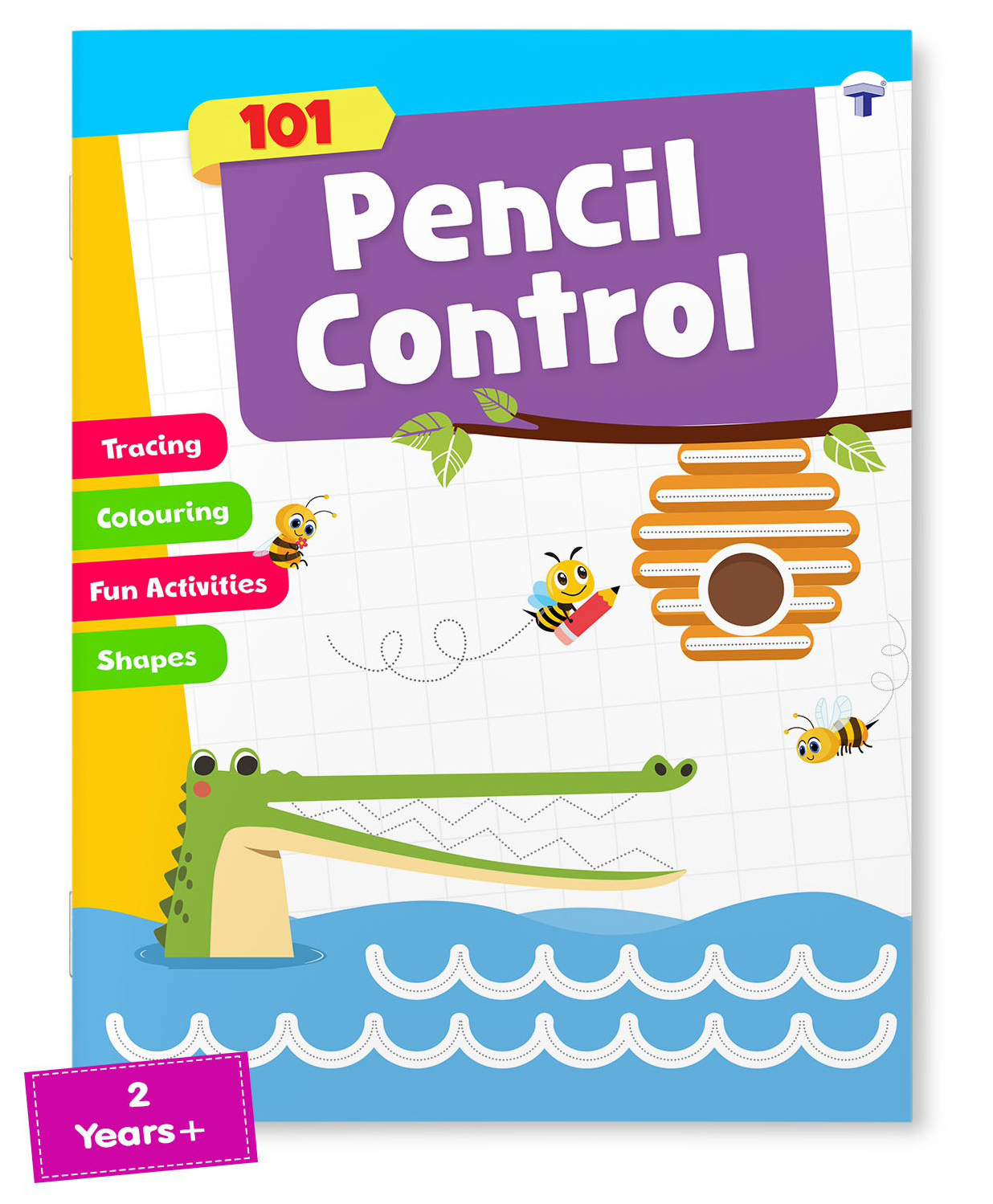 101 Pencil Control Activity Book for Kids | Pattern Writing and Stroke Book-image-24