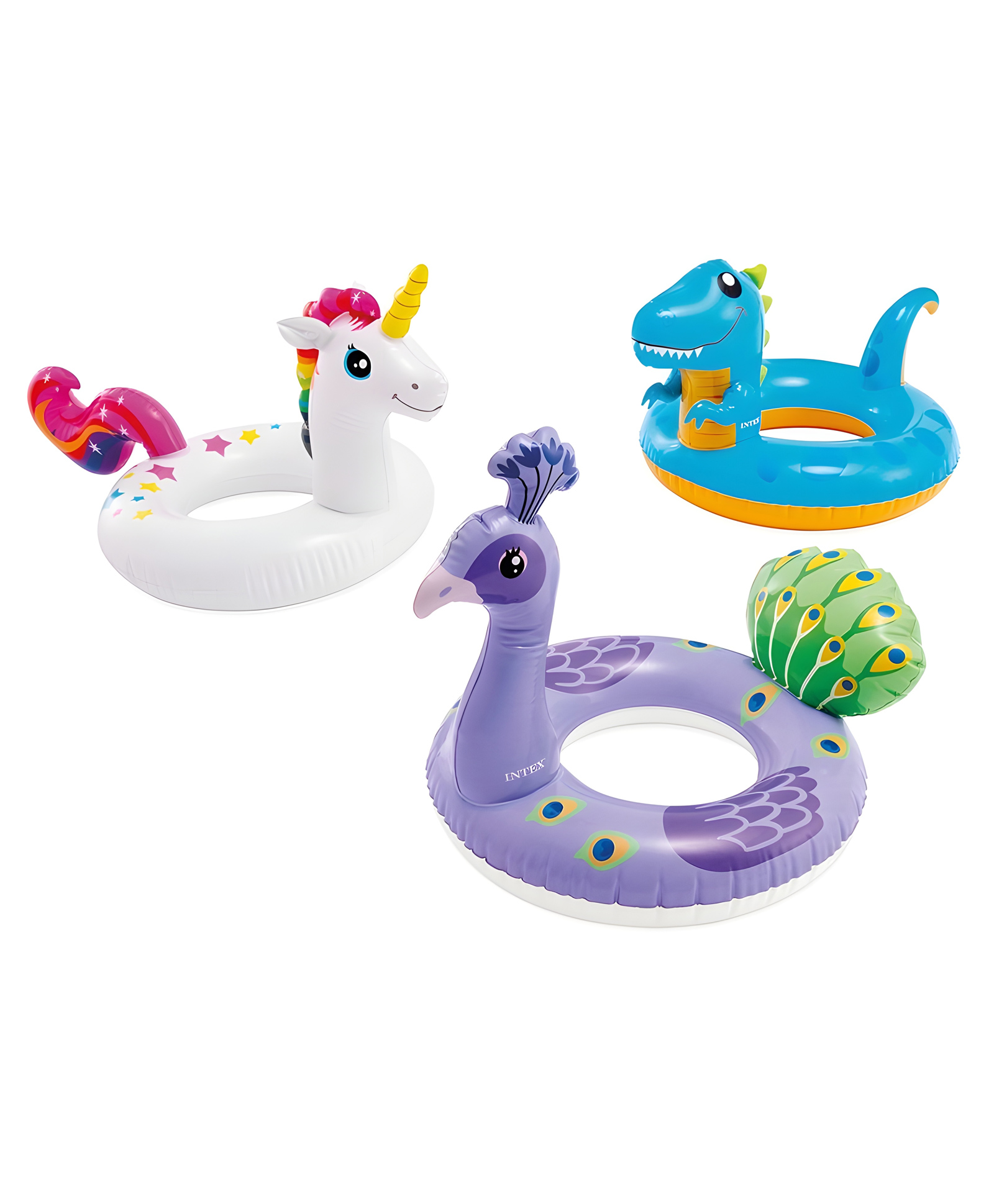 Intex 59221 Big Animal Rings Intex Inflatable Rings Intex Swimming Tube Rings Intex Pool Rings Intex Animal Rings(Pack of1Design May Vary)-picture-46