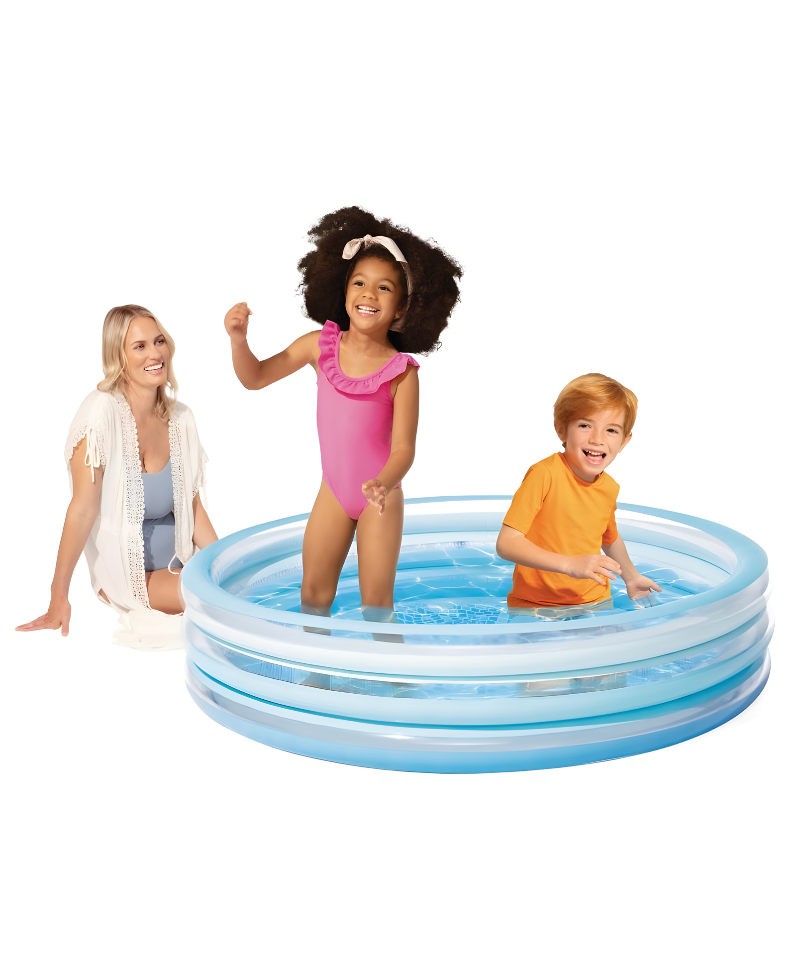 Intex 58467 Intex Inflatable Bliss Pool Intex Pool For Kids Intex Swimming Pool Children Kids Pool Intex Wetset Pool Intex Baby Pool - Multicolor-image-26