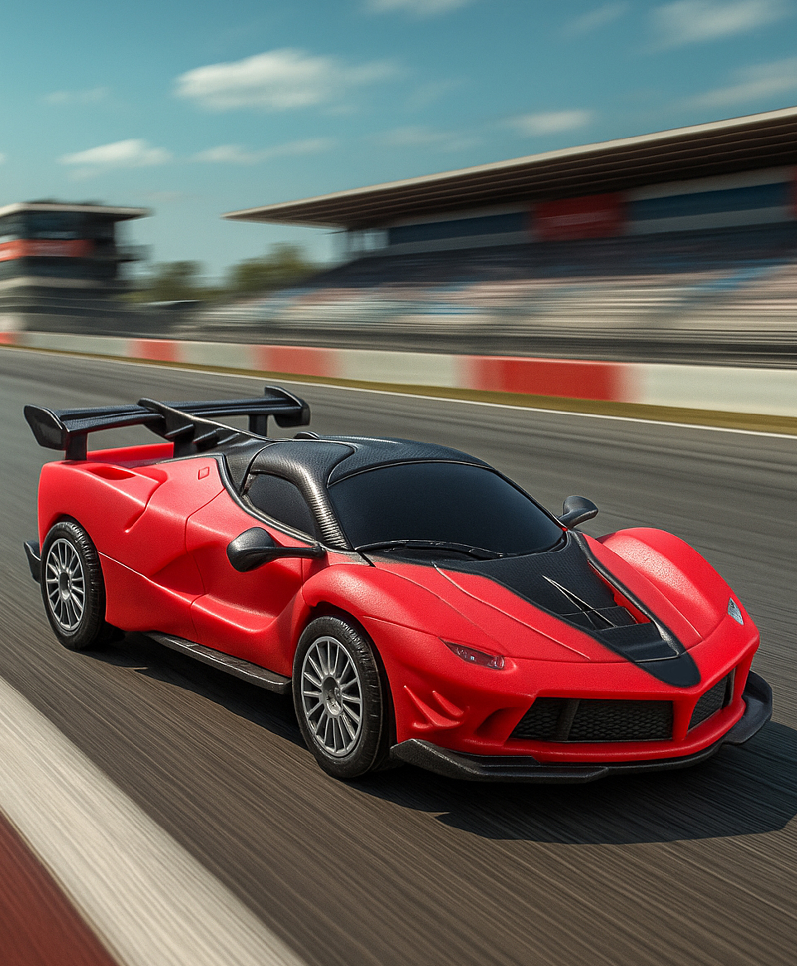 Play Nation 1:24 High Speed Racing Remote Control Car BIS Certified - Red