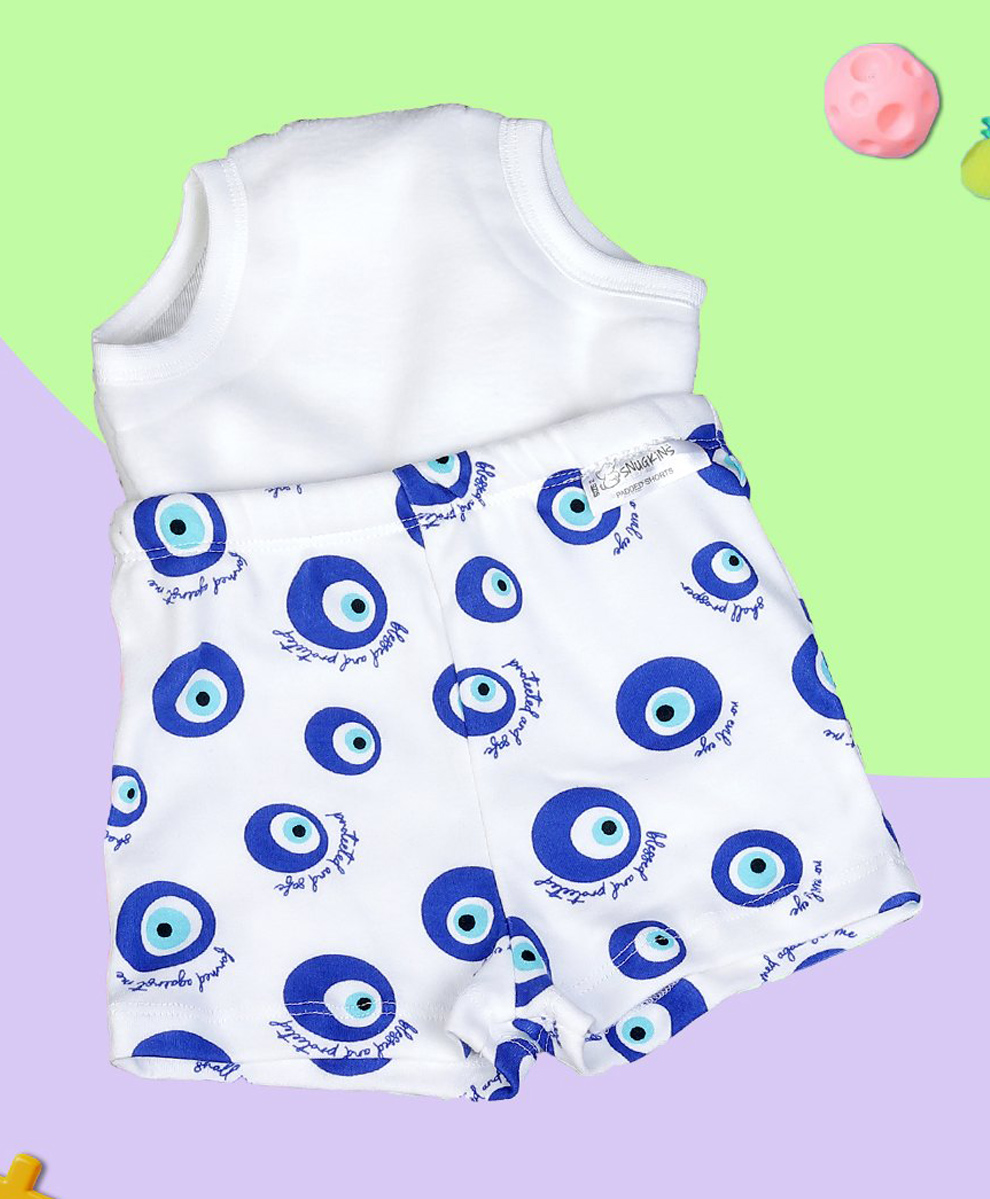 Snugkins Potty Training Shorts for Toddlers,Boys & Girls | 100% Cotton (Size 2, 2-3 Years) - Pack of1 - EvilEye-picture-5