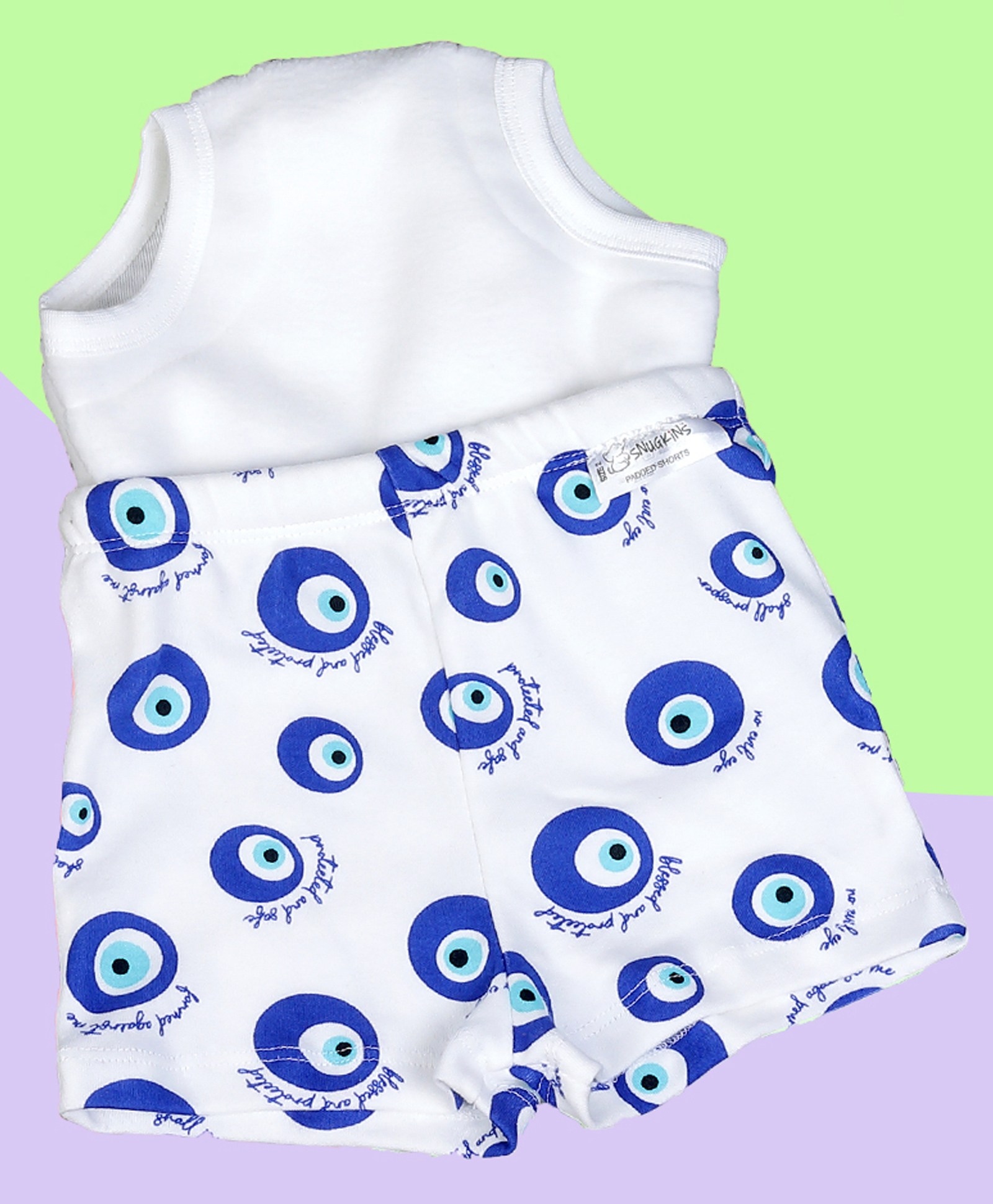 Snugkins Potty Training Shorts for Toddlers,Boys & Girls | 100% Cotton (Size 4, 4-5 Years) - Pack of1 - EvilEye-picture-19