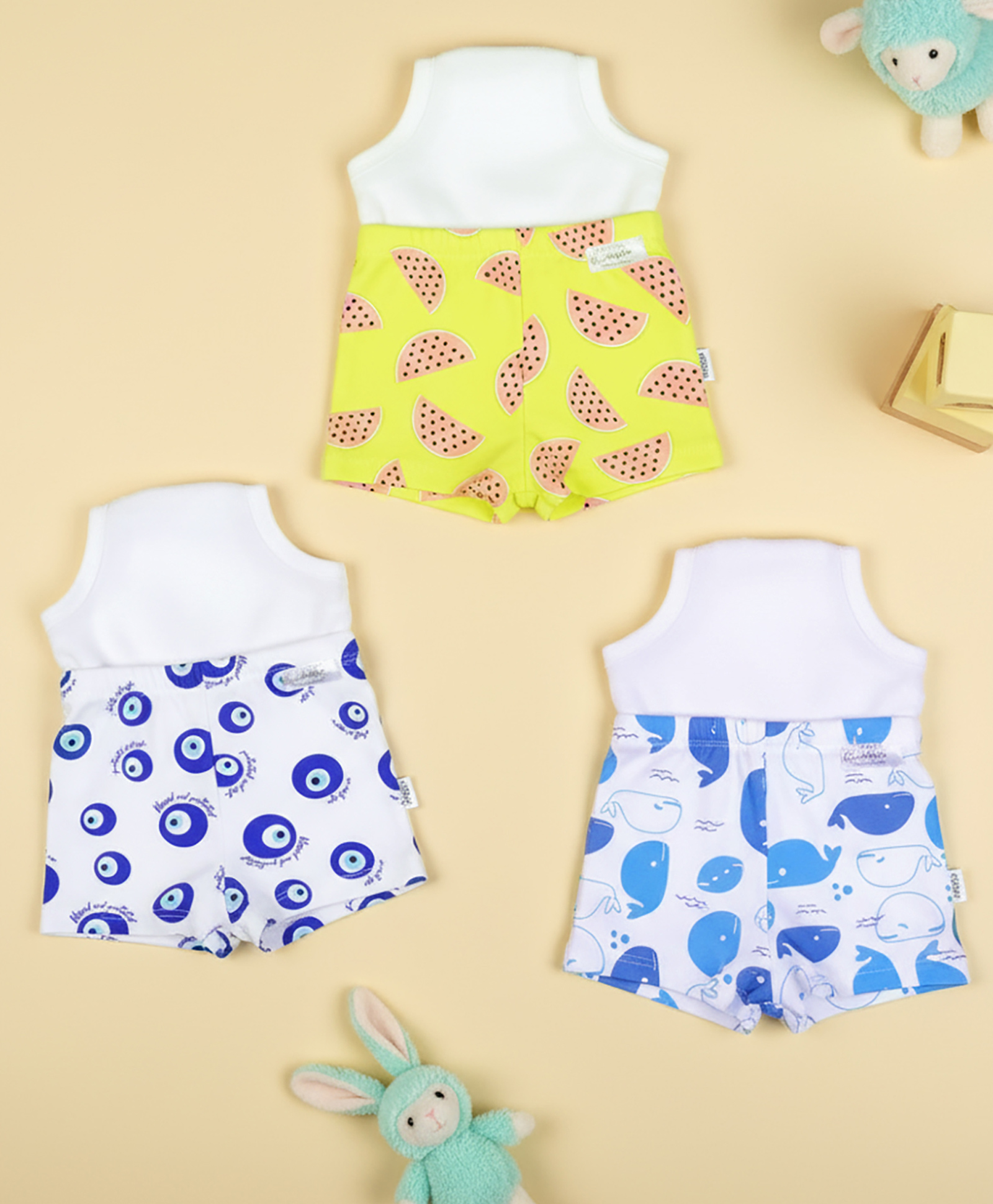 Snugkins Potty Training Shorts for Toddlers,Boys & Girls|100% Cotton Size 1 (1-2 years)-Pack of 3-Mystic Trio-picture-13