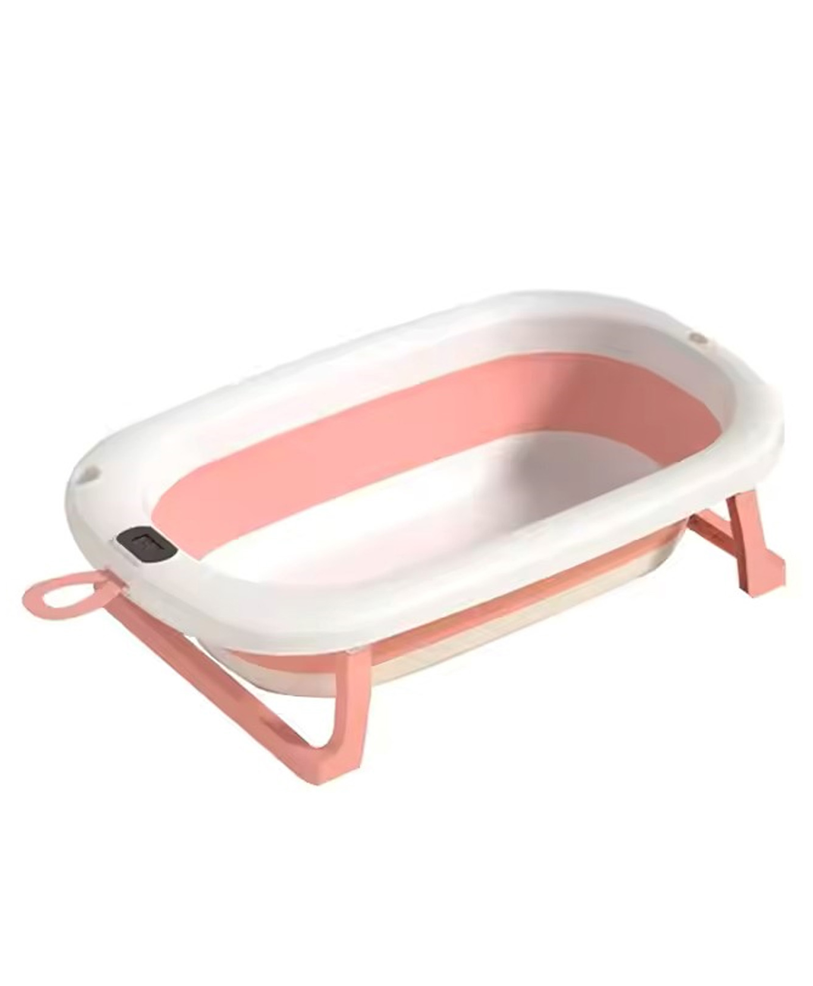Safe-O-Kid Baby Bath Tub with Digital Meter, 1 Year Warranty, with Drain Plug, Portable/Foldable Travel Friendly Anti-Skid Collapsible Bathtub, Easy to Store for Newborns Bathing - Pink-image-34