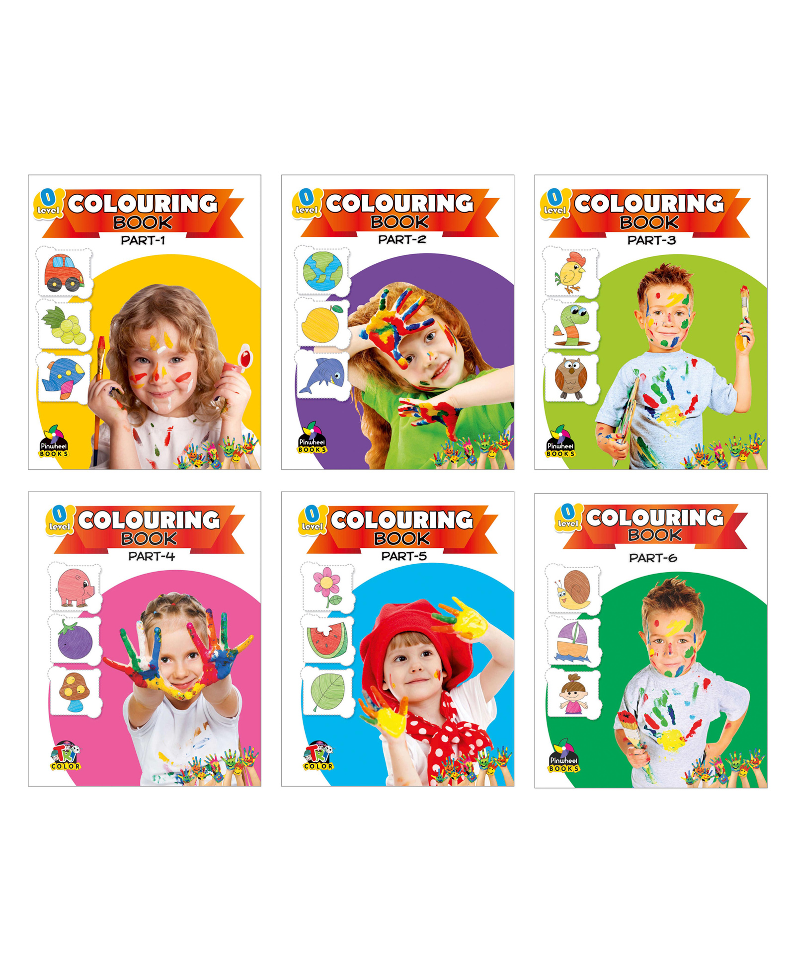0 Level Colouring Books, Set of 6 Books - English-image-9