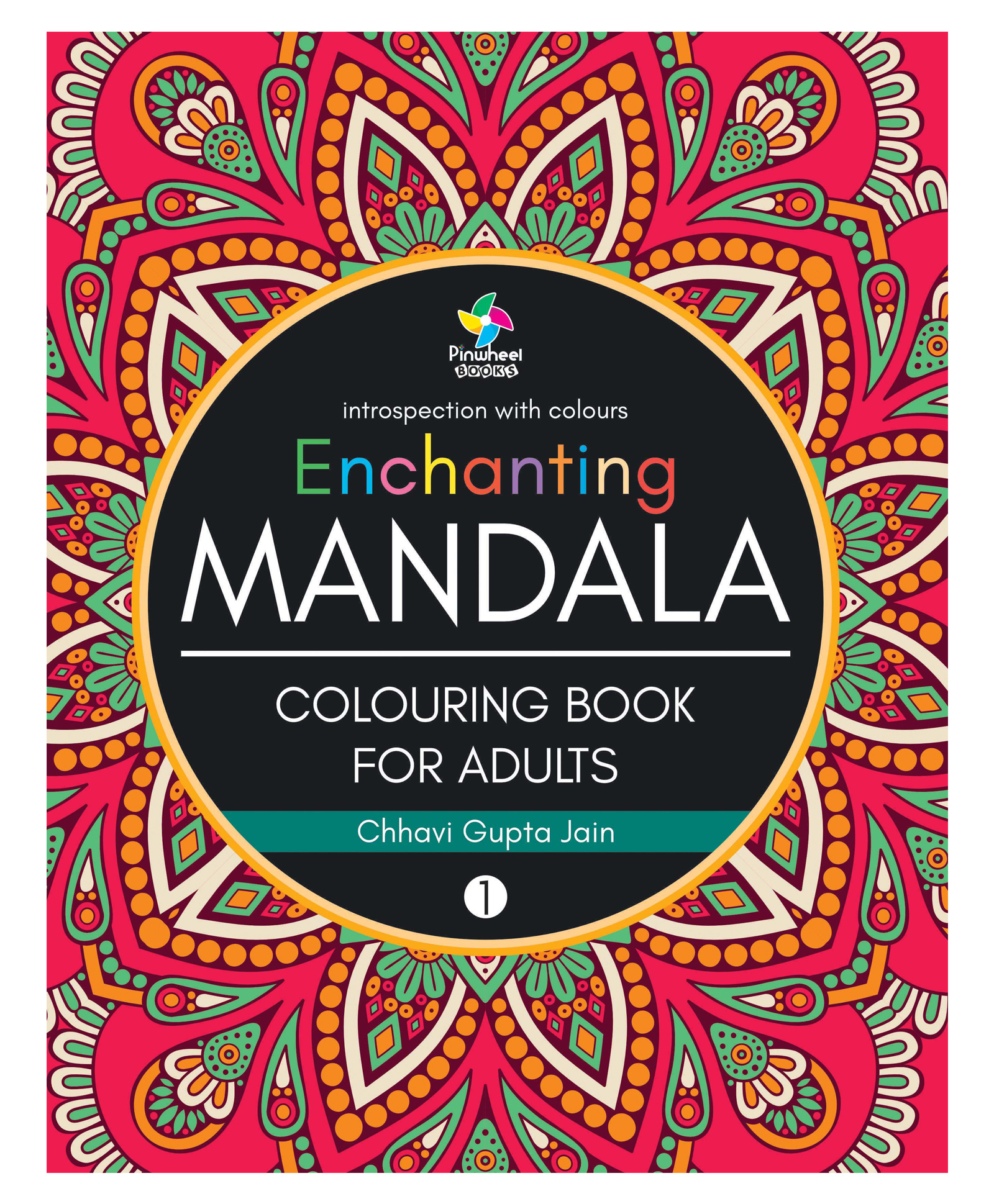 Enchanting Mandala Book - 1, Colouring Book for Adults - English