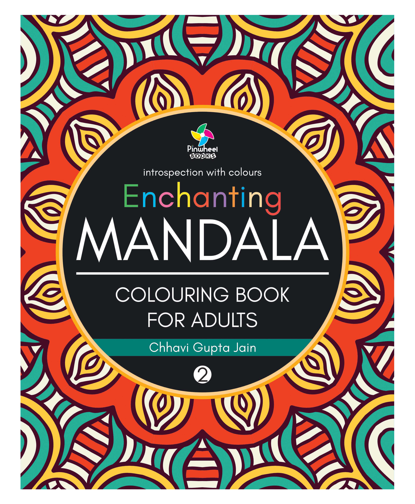 pinwheel books Enchanting Mandala Book - 2, Colouring Book for Adults - English-picture-45