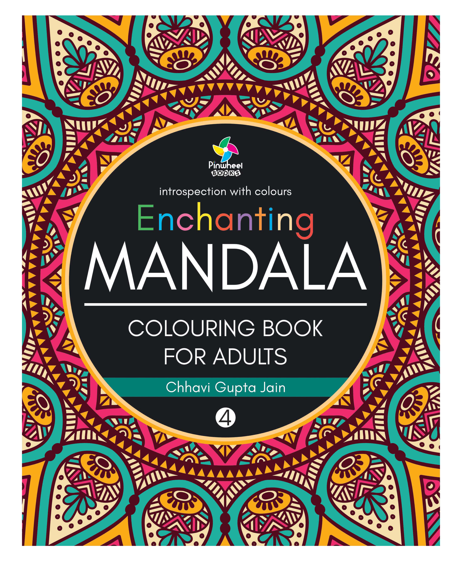 Enchanting Mandala Book - 4, Colouring Book for Adults - English-image-33