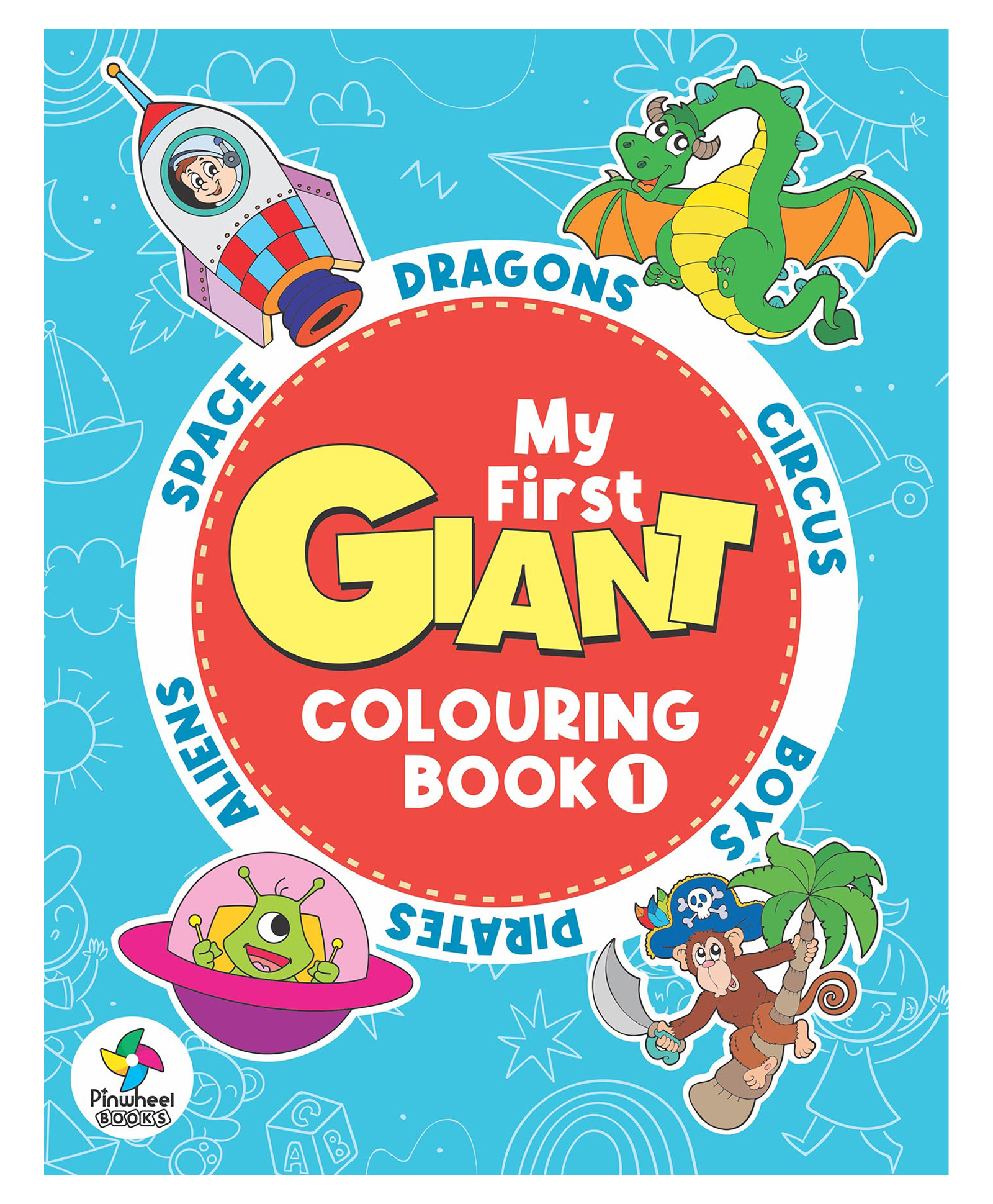 My First Giant Colouring Book - 1, Space, Pirates, Dragons, Aliens, Circus, Boys - English-image-37