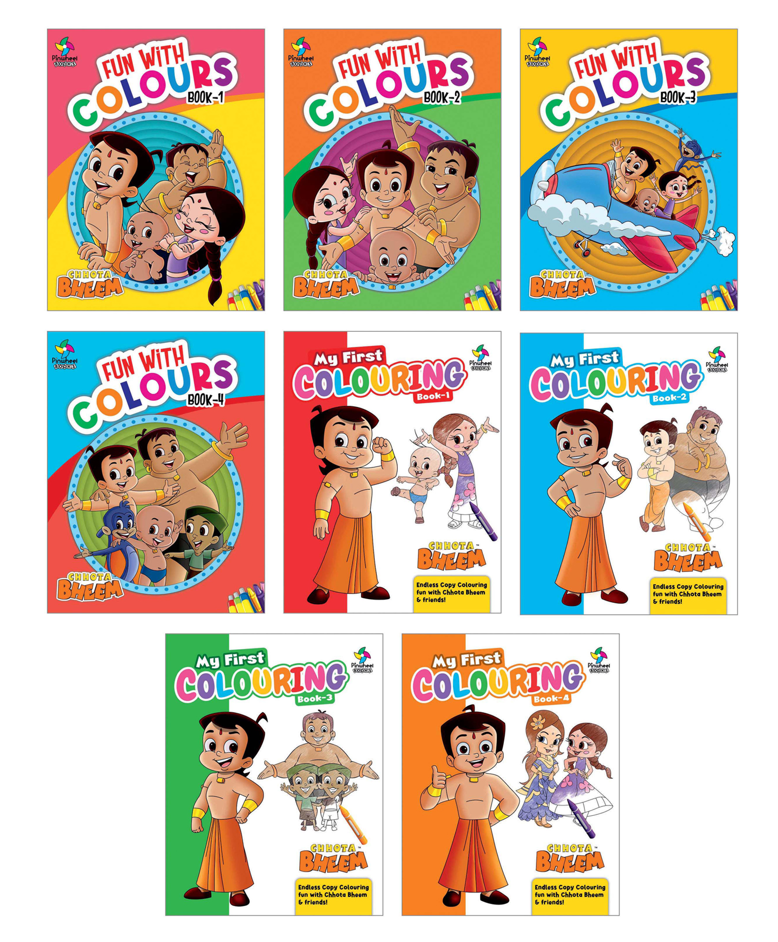 Chhota Bheem, My First Colouring Books & Fun With Colours, Set of 8 Books - English-image-10