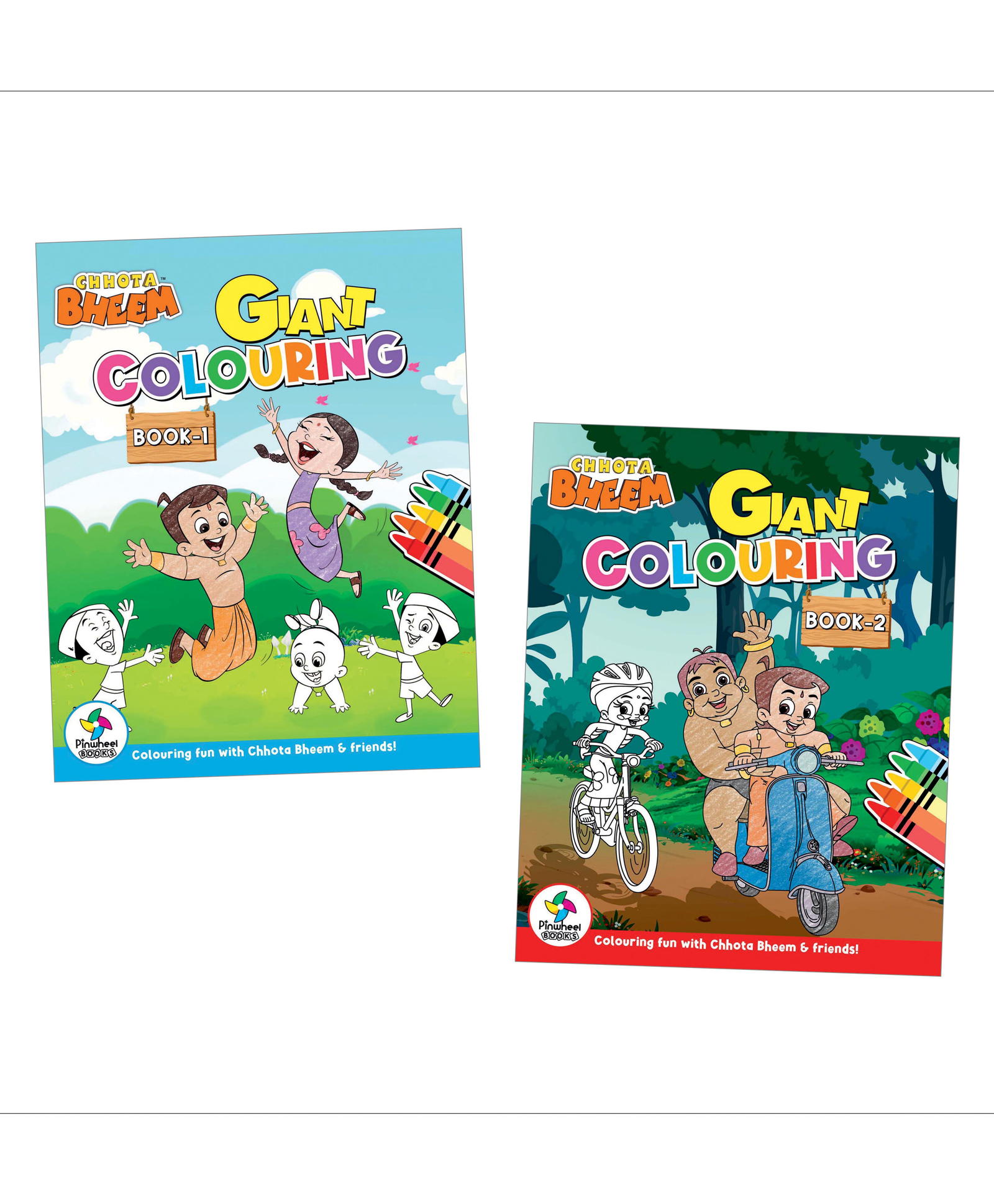 Chhota Bheem Giant Colouring Books, Set of 2 Books - English-image-11