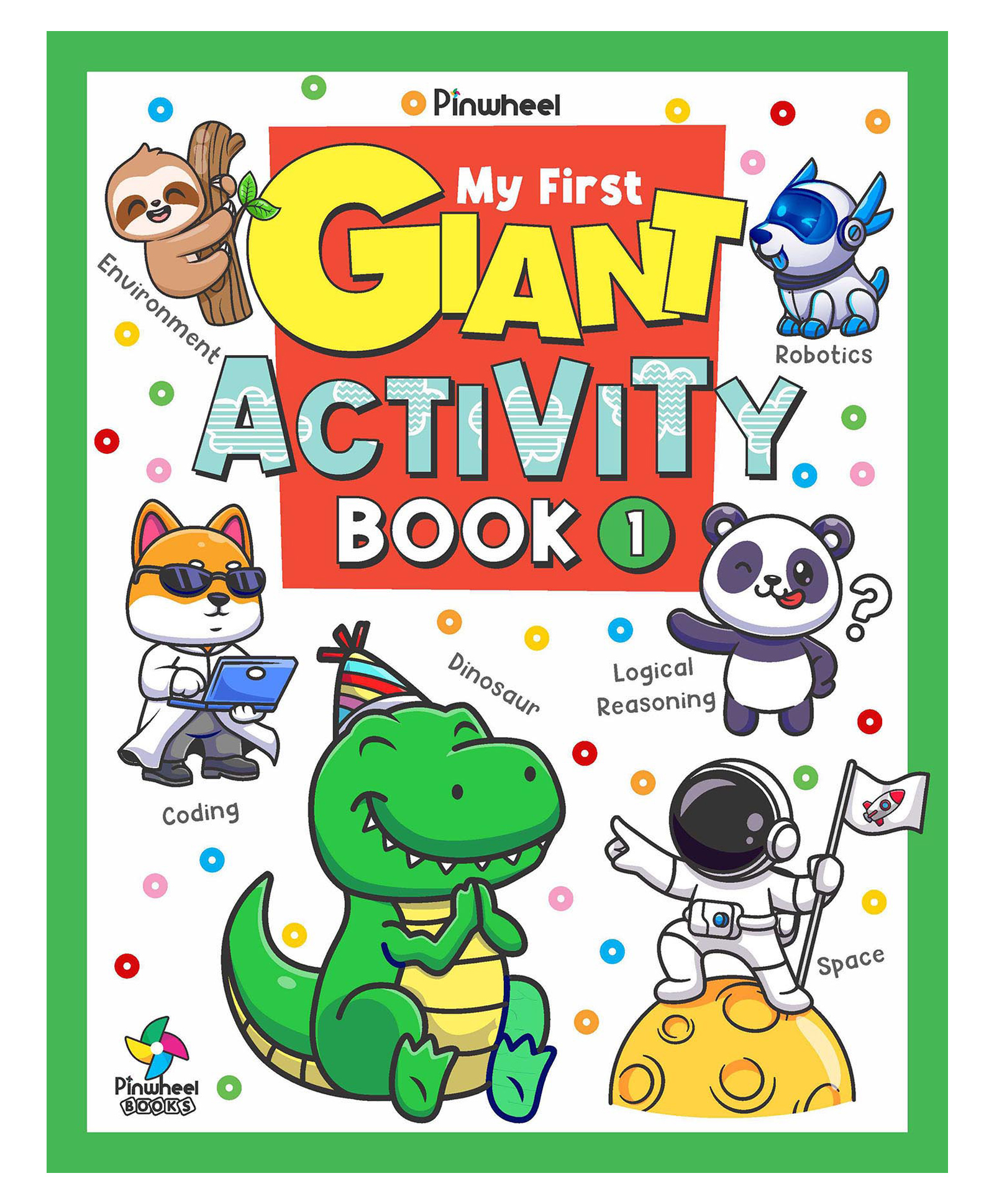Giant Activity Book-1, Coding, Space, Robotics, Logical Reasoning, Dinosaurs, Environment - English-image-26