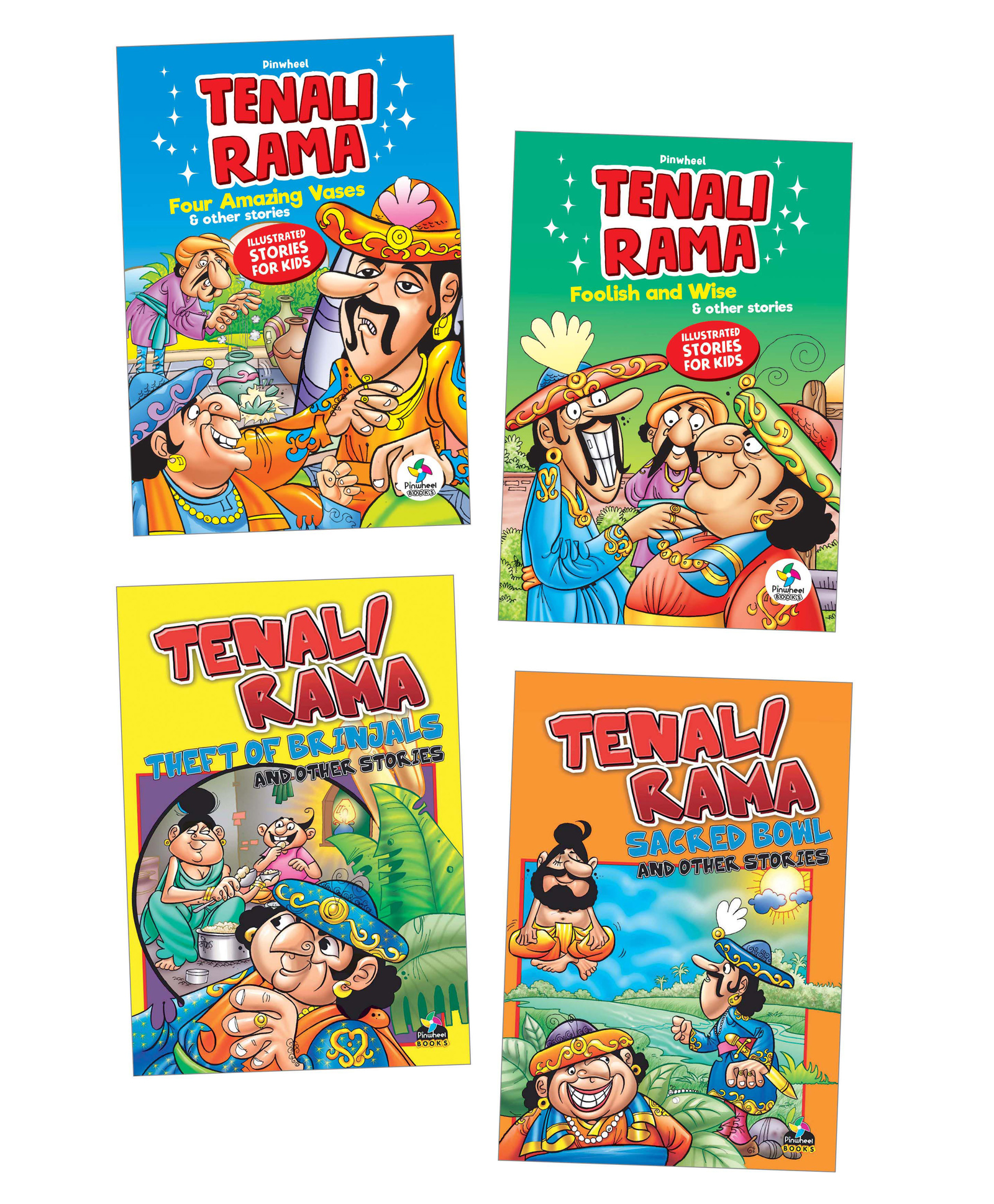 Illustrated Story Books, Tenali Rama, Set of 4 Books - English-image-45