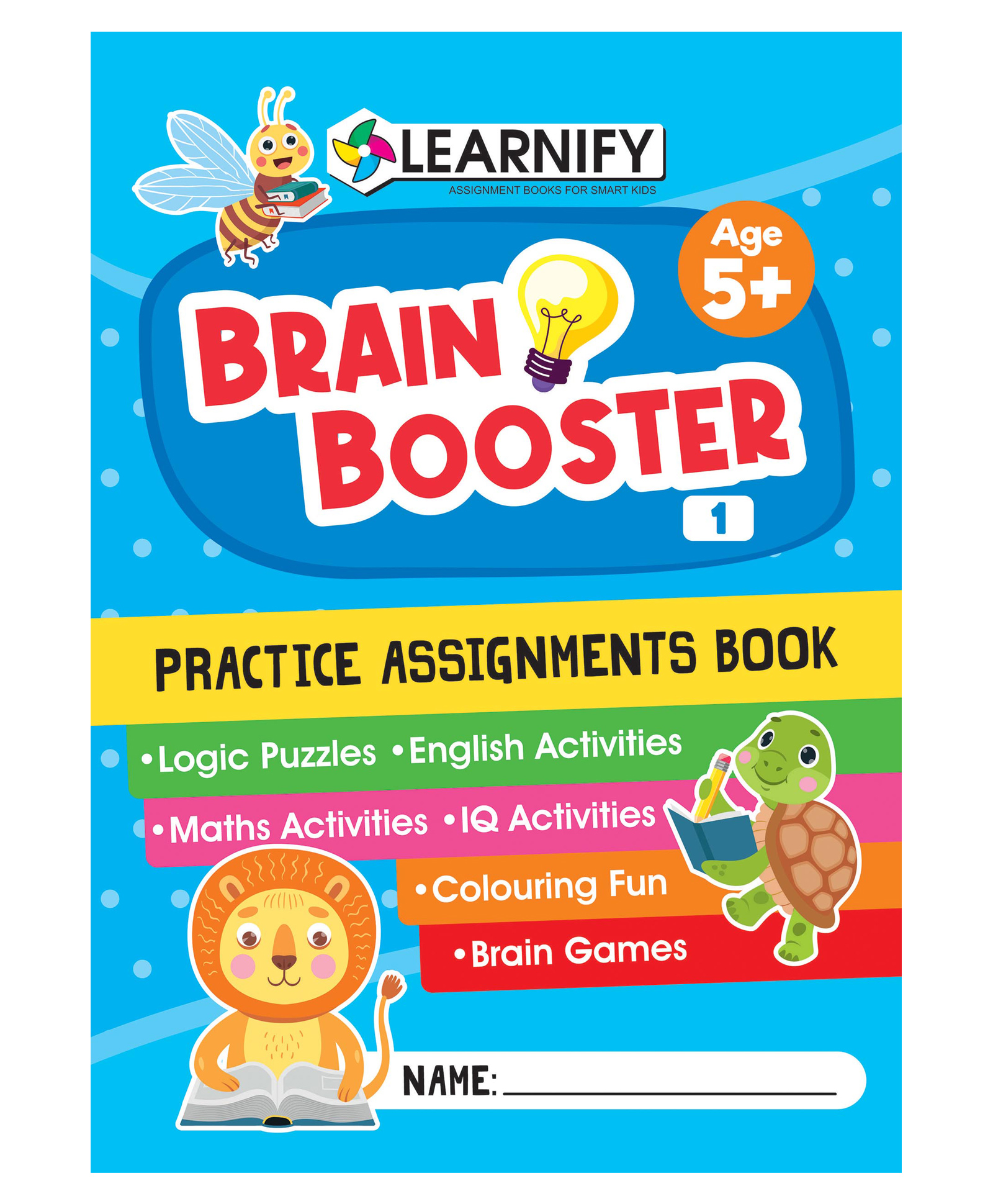 pinwheel books Brain Booster-1 Practice Assignments Book, Logic Puzzles, English Activities, Maths Activities, IQ Activities, Brain Games - English-picture-11