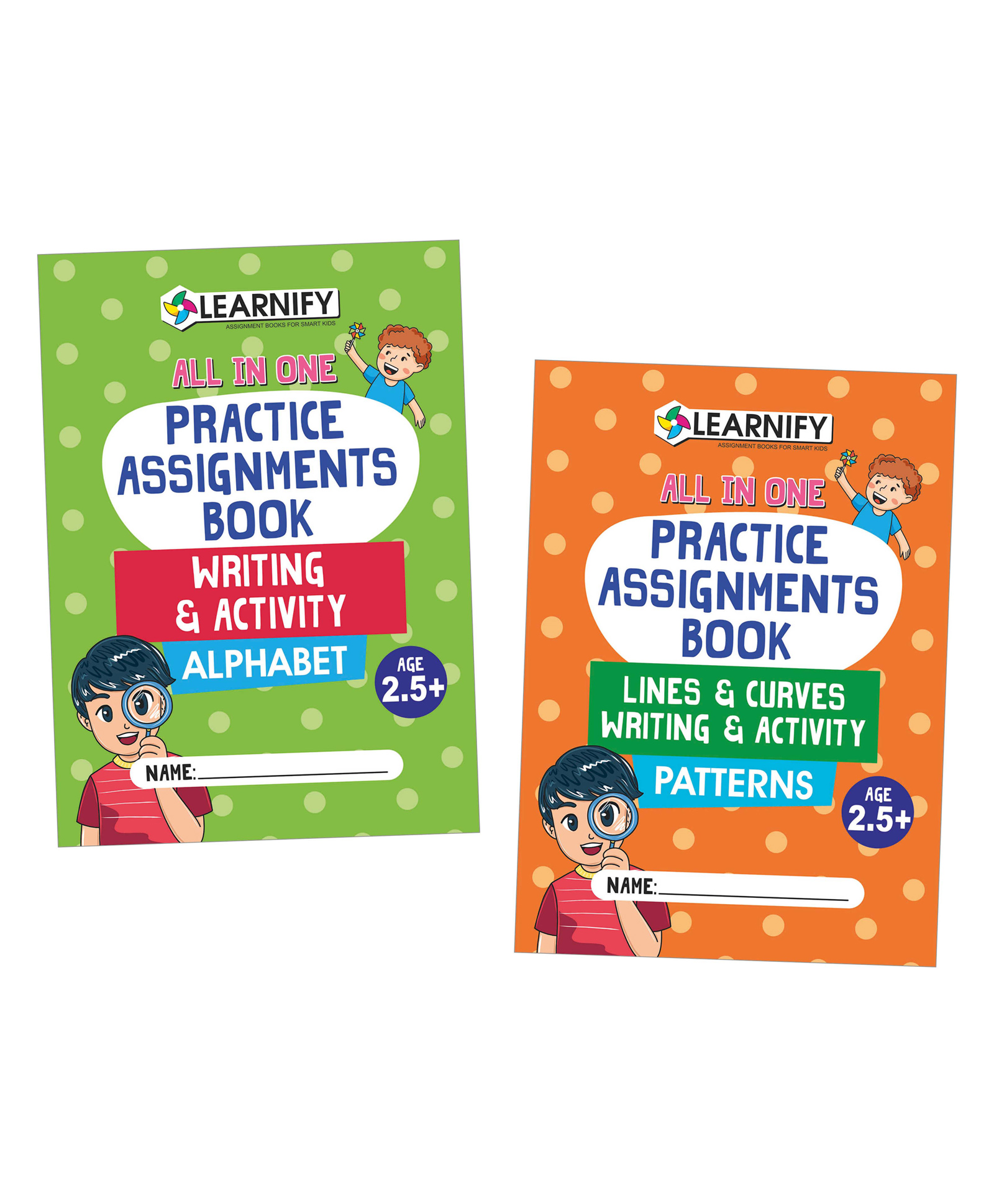 All In One Practice Assignments Books, Writing & Activity, Alphabet & Patterns, Set of 2 Books - English-image-17