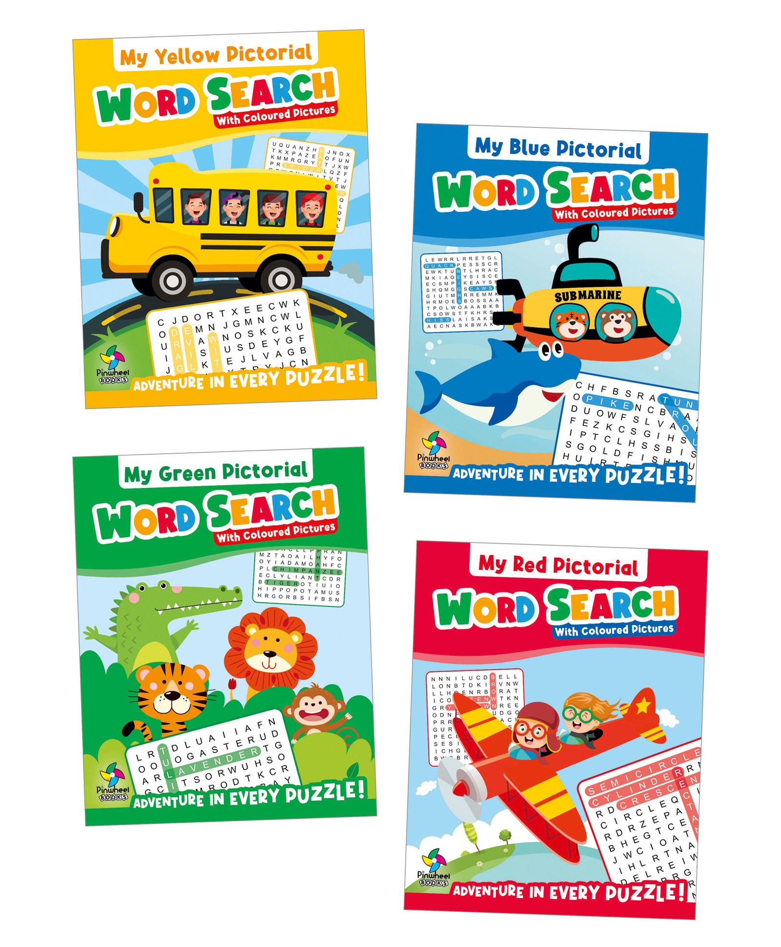 My First Pictorial Word Search with Coloured Pictures, Set of 4 Books - English-image-47
