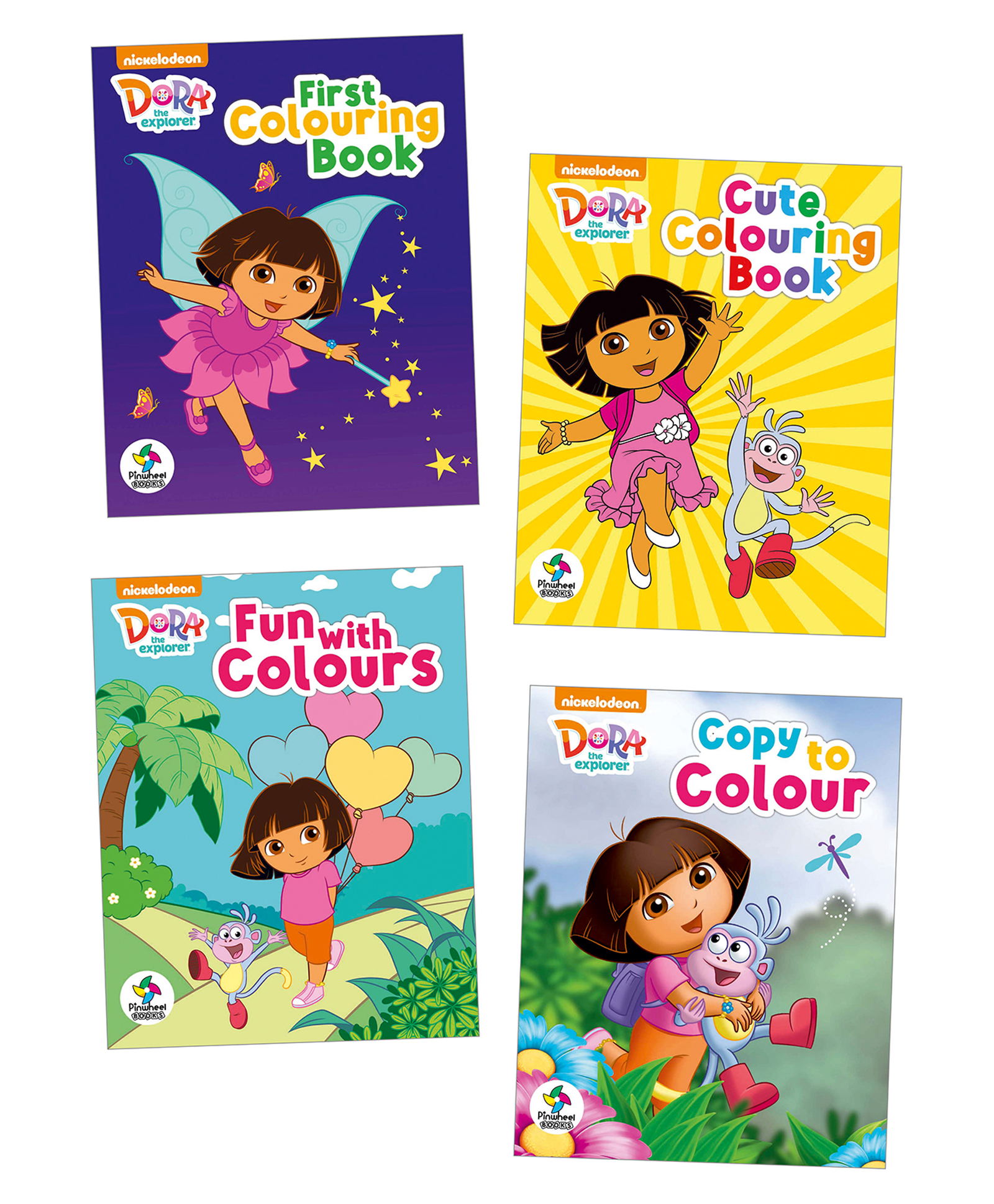 Dora the Explorer Colouring Books, First Colouring Book, Cute Colouring Book & more, Set of 4 Books - English-image-27