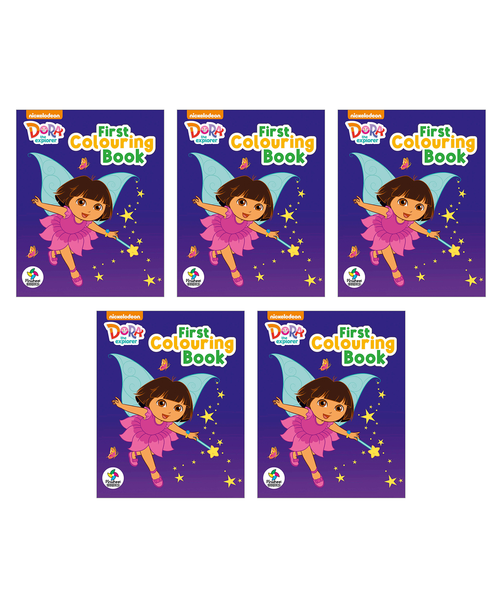Dora the Explorer Colouring Books, First Colouring Book, Set of 5 Books - English-image-28