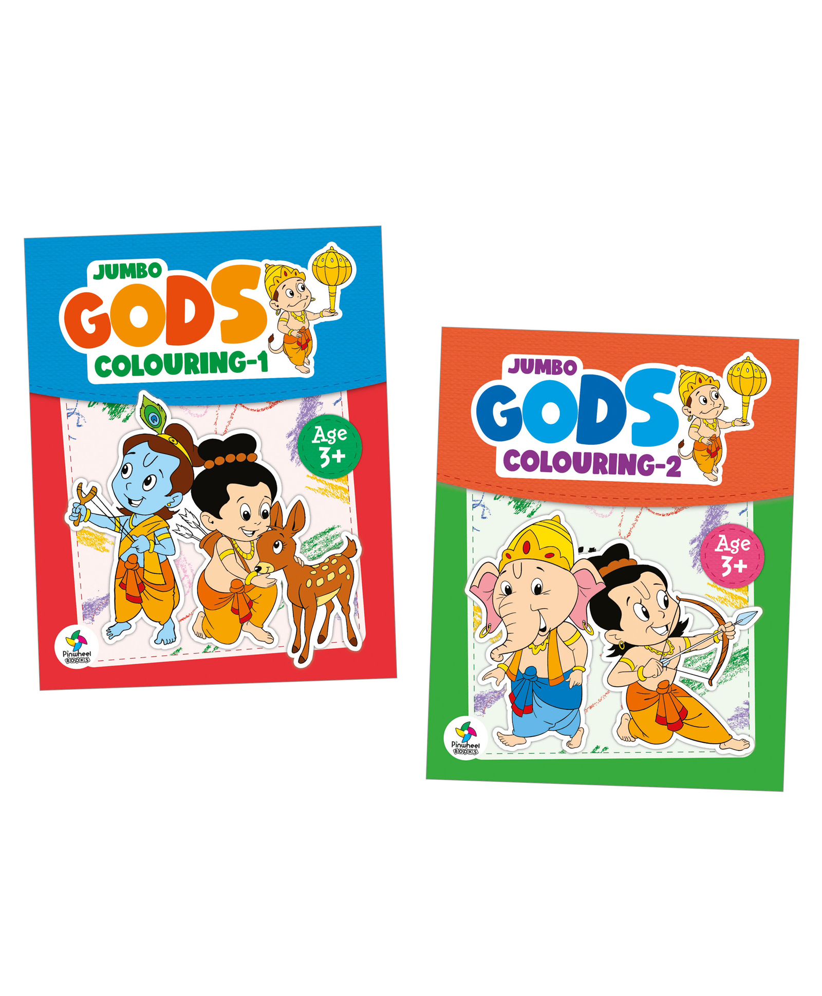 Jumbo Gods Colouring, Set of 2 Books - English-image-33