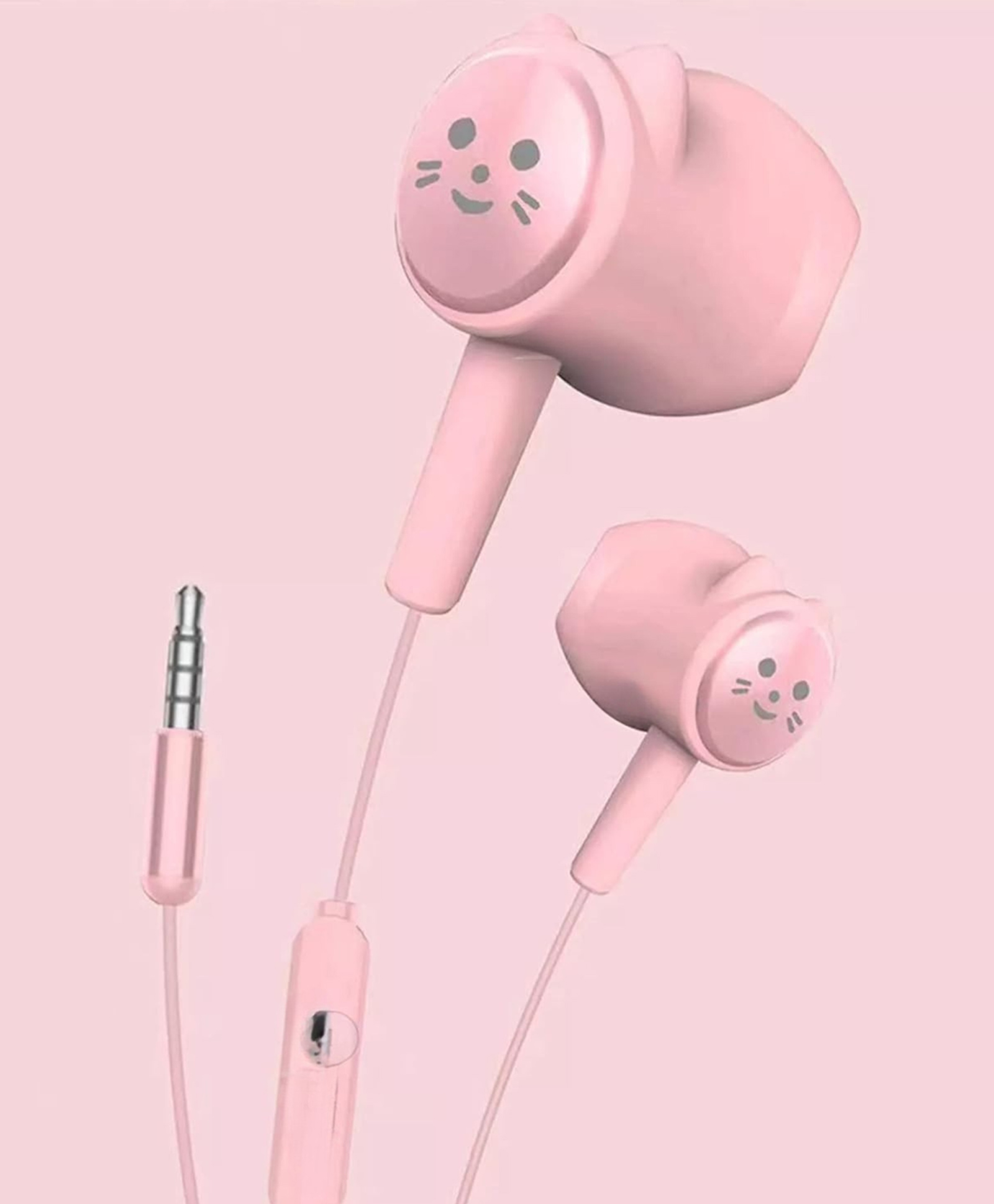 YAMAMA Cute Cat Theme Earphones with Microphone Ergonomic, Noise Reduction, Clear Sound And Deep Bass for Girls, Kids And Teens(Pack of 1Color May Vary)-picture-14