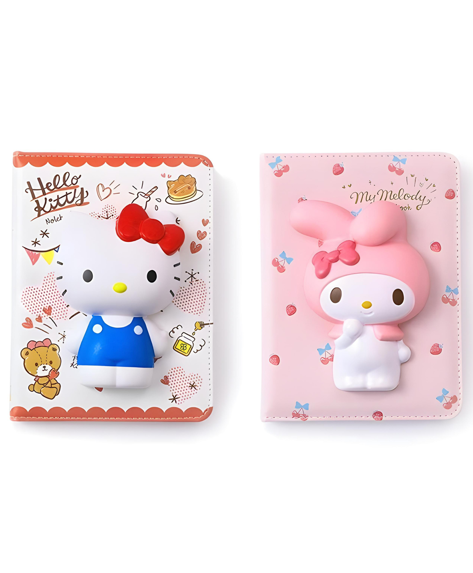 YAMAMA Cute 3D Squishy Notebook Diary Soft PU Leather Cover, 100+ Sheets, Stress Relief Journal for Kids And Adults (Pack of 1 Color And Design May Vary)-image-25