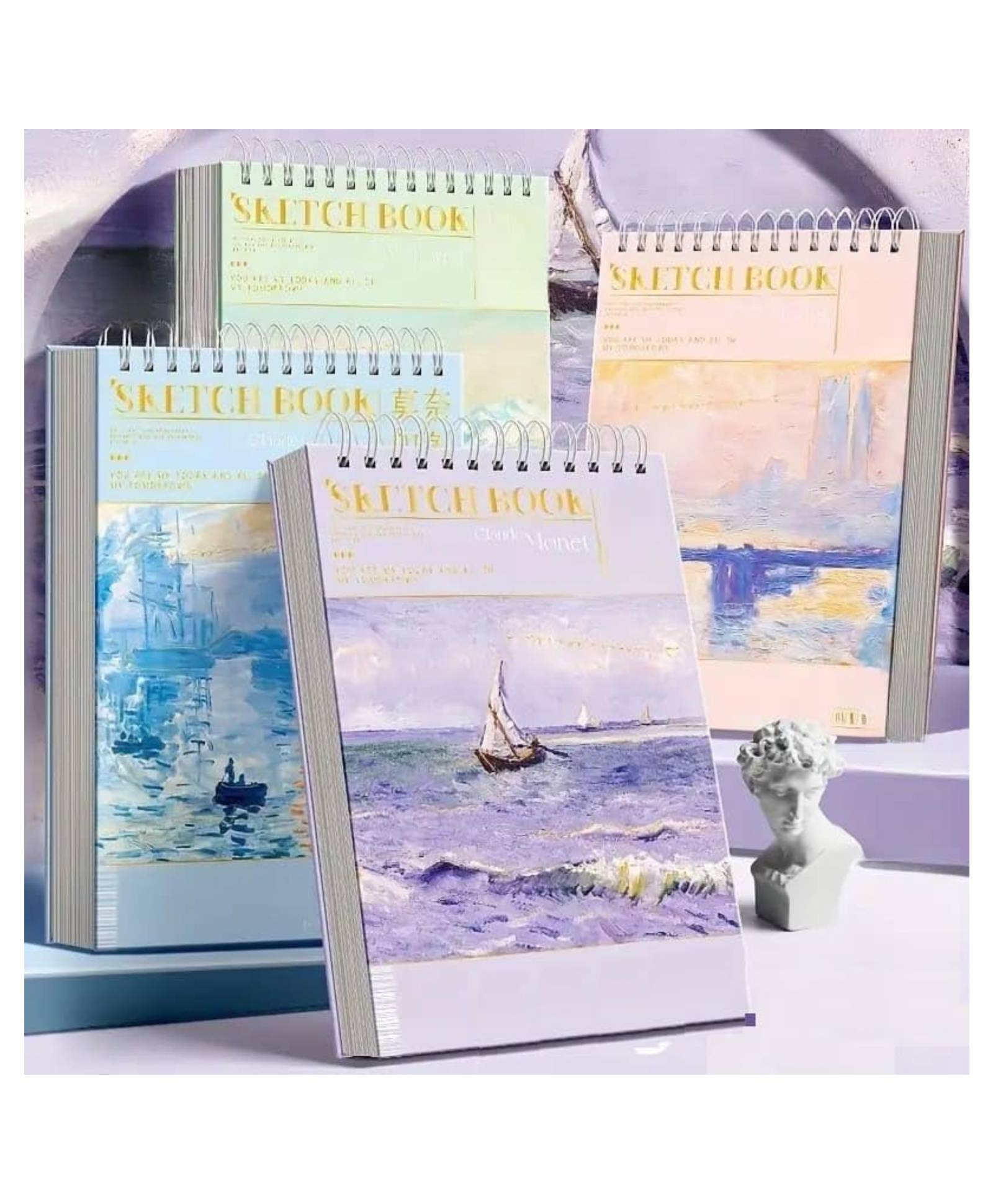 YAMAMA Sketching Book for Artist, 8K Thickened Sketchpad for Artist, Hand-Painted Colored Lead Picture Album Sketch Book for Painting, Drawing, Art & Craft Work 8k Size 60 Sheets(Pack of 1 - Design And Color May Vary)-image-18