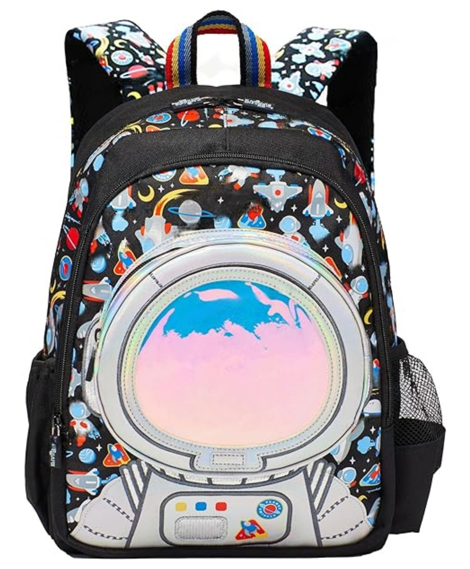 YAMAMA Astronaut Kids Backpack Miniature School Bags for Kids, Bags for Pre-Schoolers, Small Bags for School, Picnic, Travelling Bag for ToddlersMulticolor Height 14 Inch-picture-17