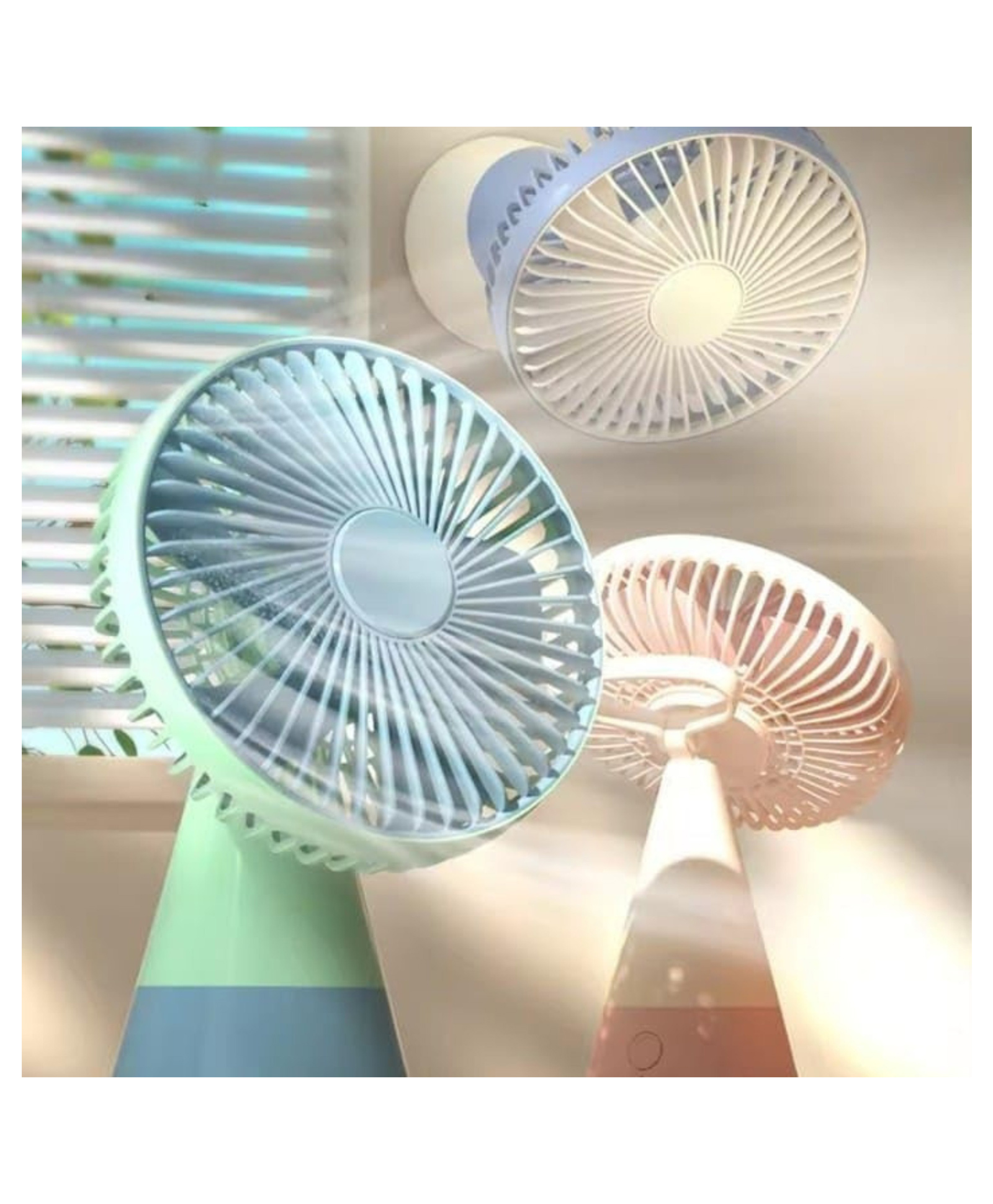 YAMAMA Rechargeable USB Charging Fan, Battery-Operated Desktop Cooling Fan, USB-C Fan for Office And Home, Portable Fan - (Pack of 1 - Color May Vary)-image-47