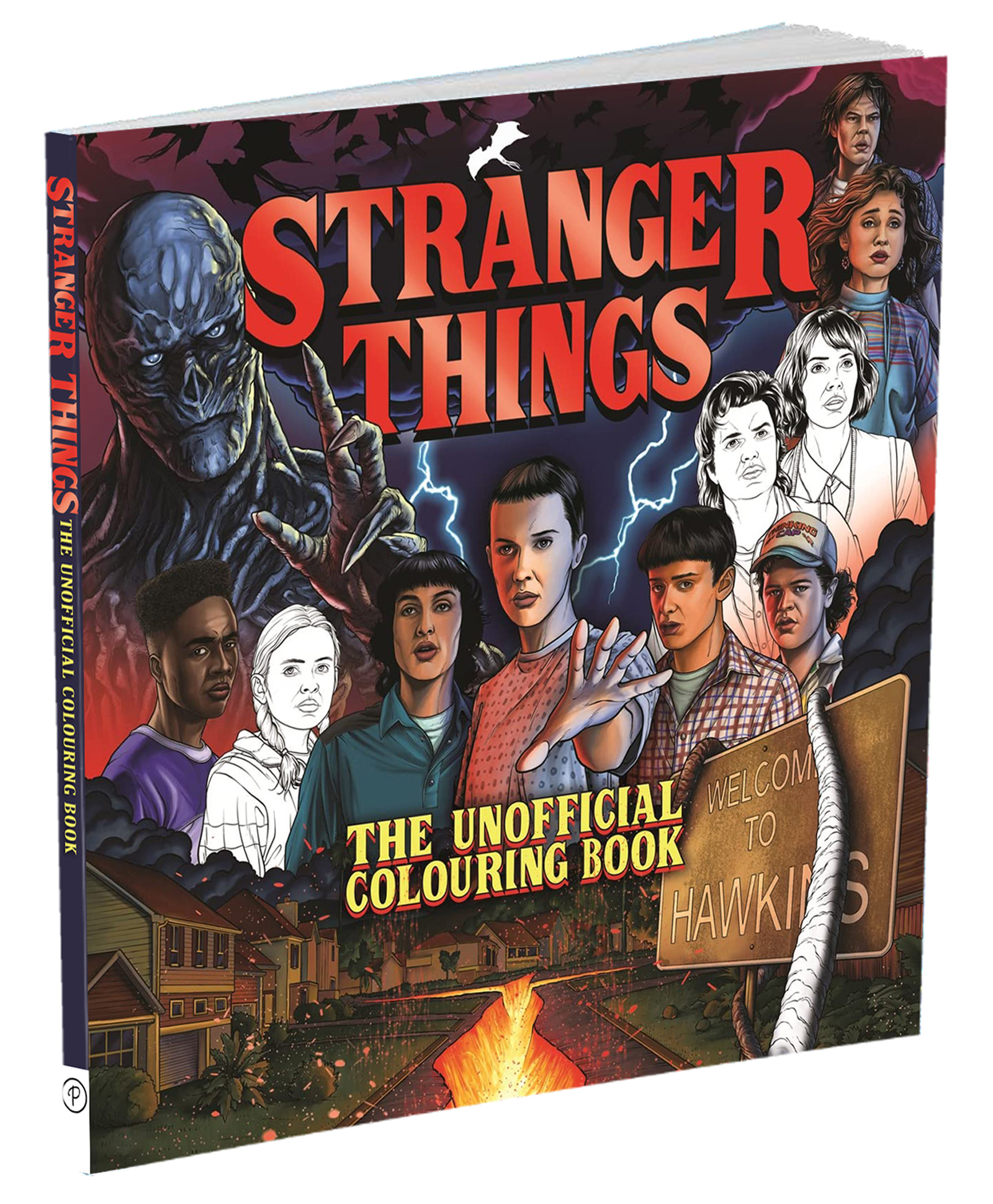 Stranger Things : The Unofficial Colouring | Welcome to Hawkins World | Colouring Book-image-5