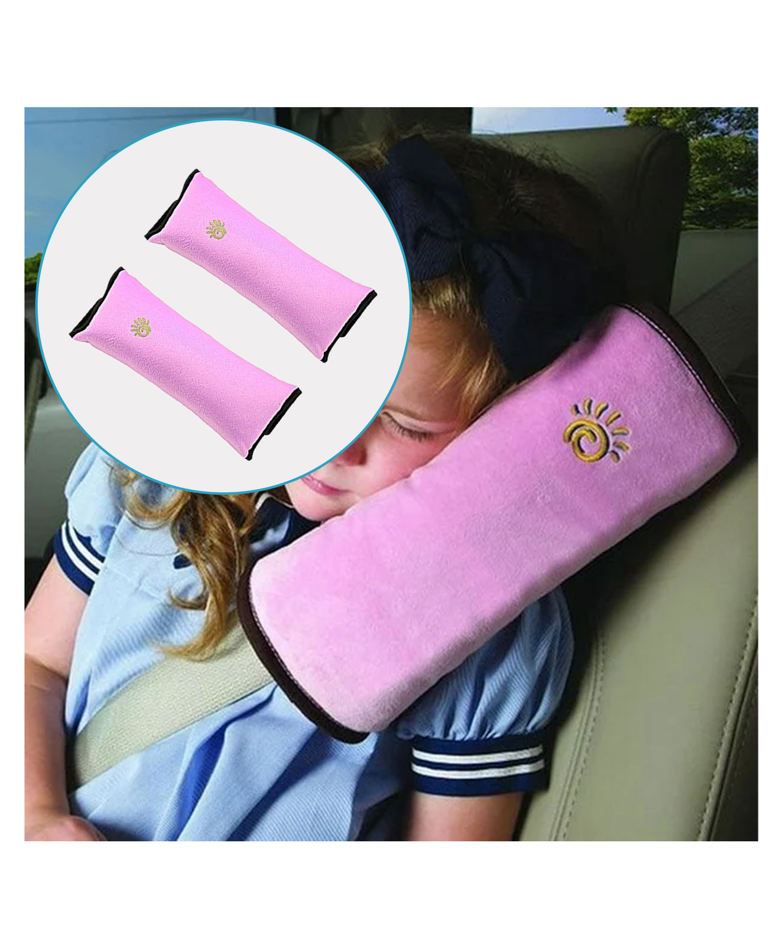 Safe-O-Kid Baby Neck Support Pillow - Adjustable Neck Safety Pillow for Comfortable and Safe Sleep in Car Seat and Stroller-picture-19