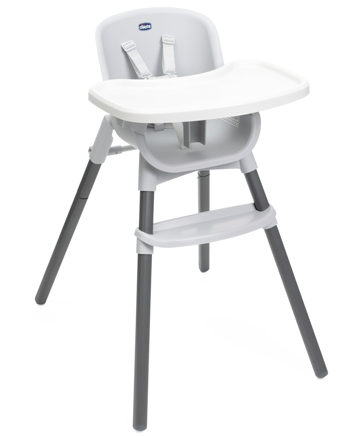Chicco Zest Highchair With Adjustable Height & Safety Harness - Grey-picture-37