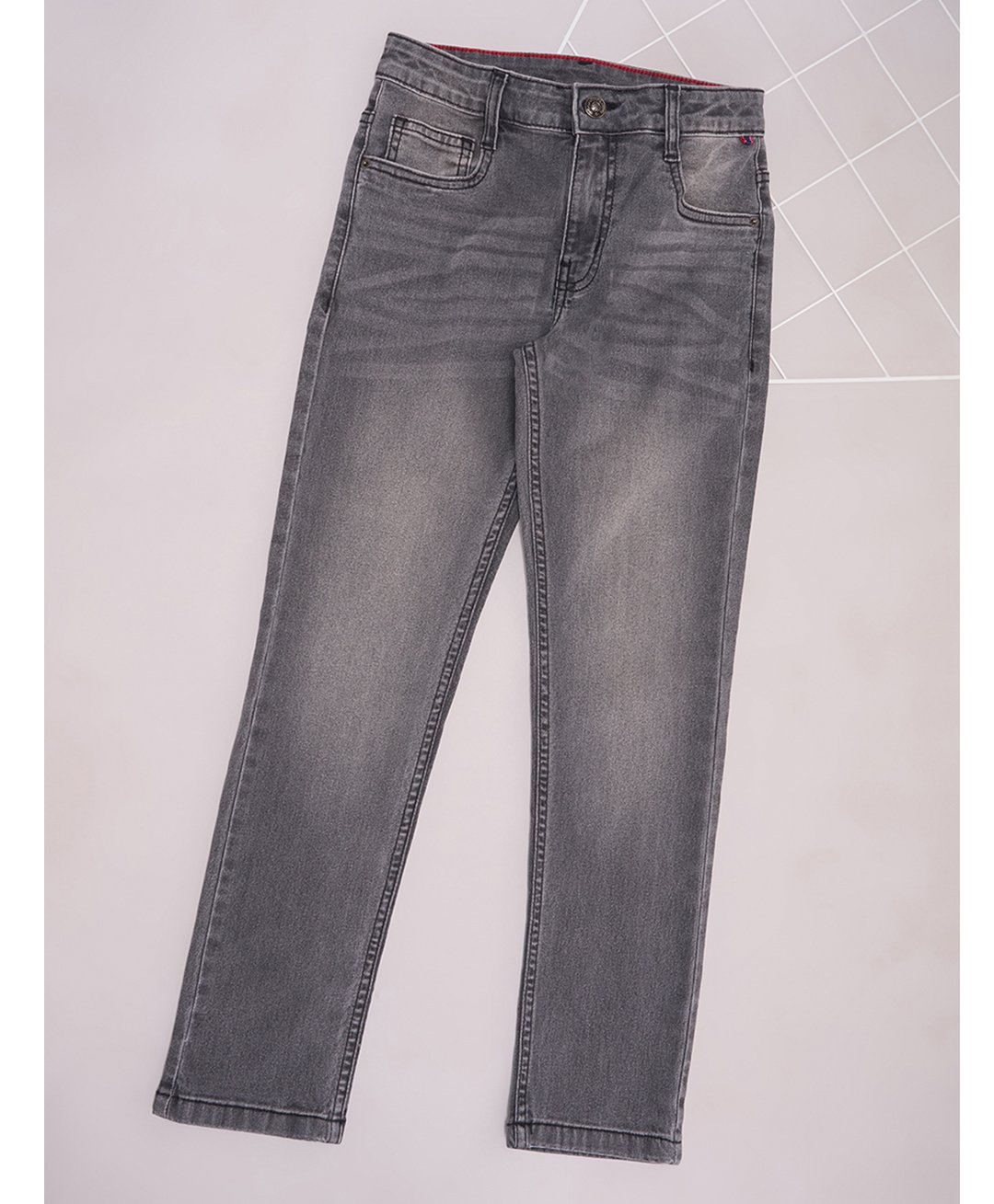 Pantaloons Junior Denim Mild Washed Jeans - Glacier Grey-picture-10