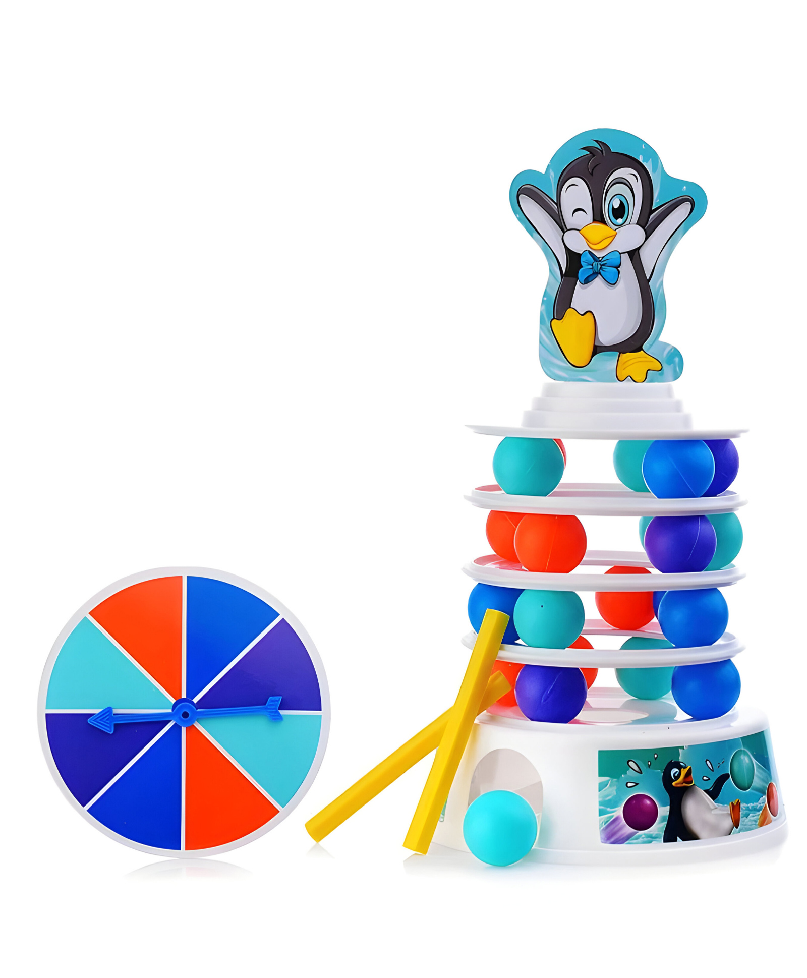 NEGOCIO Penguin Ski Ball Parent-Child Multiplayer Interactive Game Track Board Game Christmas Present- PACK OF 1- COLOR MAY VARY-image-38